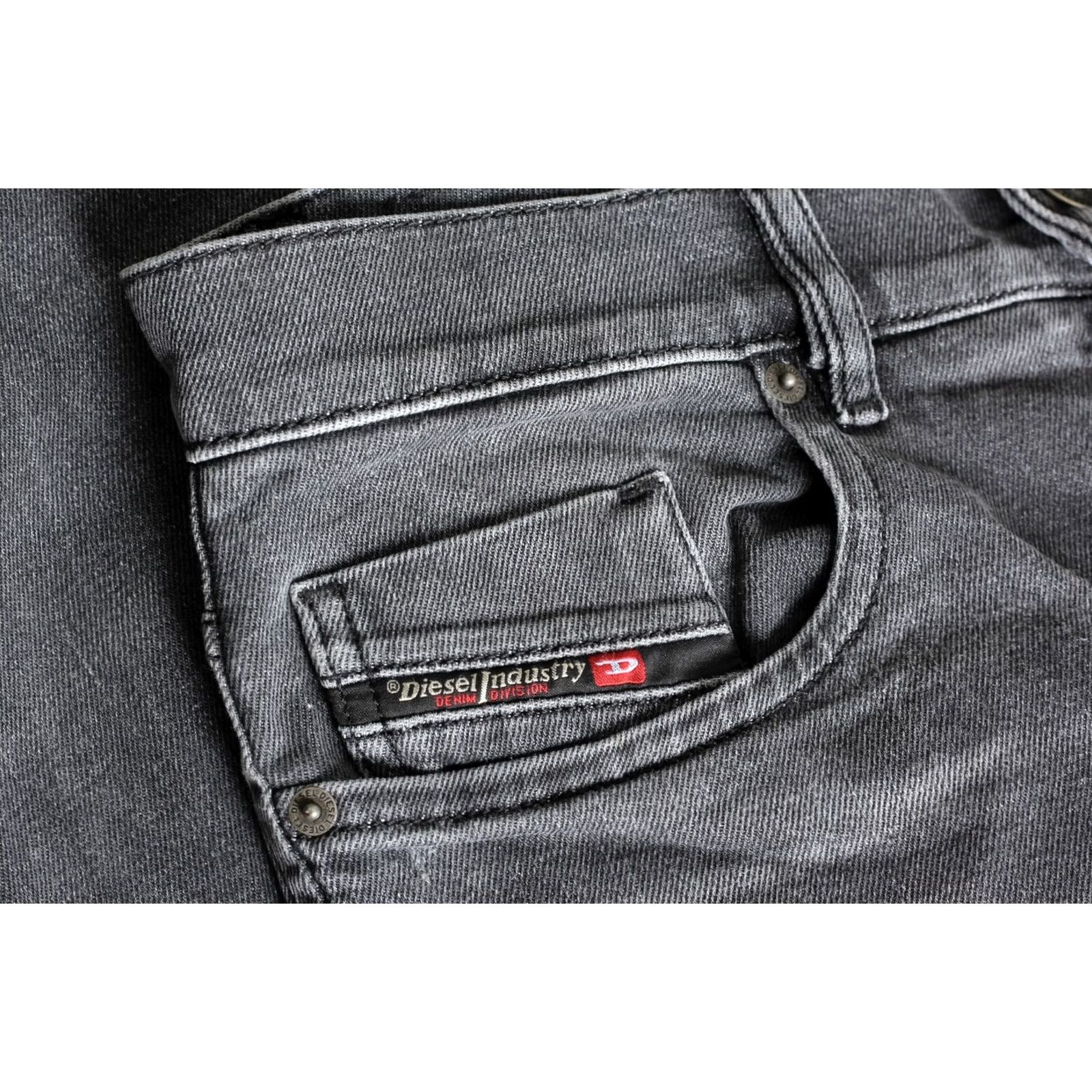 Diesel DIESEL D-VIKER 09B42 STRETCH Jeans Men Size W32 L30 Straight DZ5773 Size US 32 / EU 48 - 4 Thumbnail