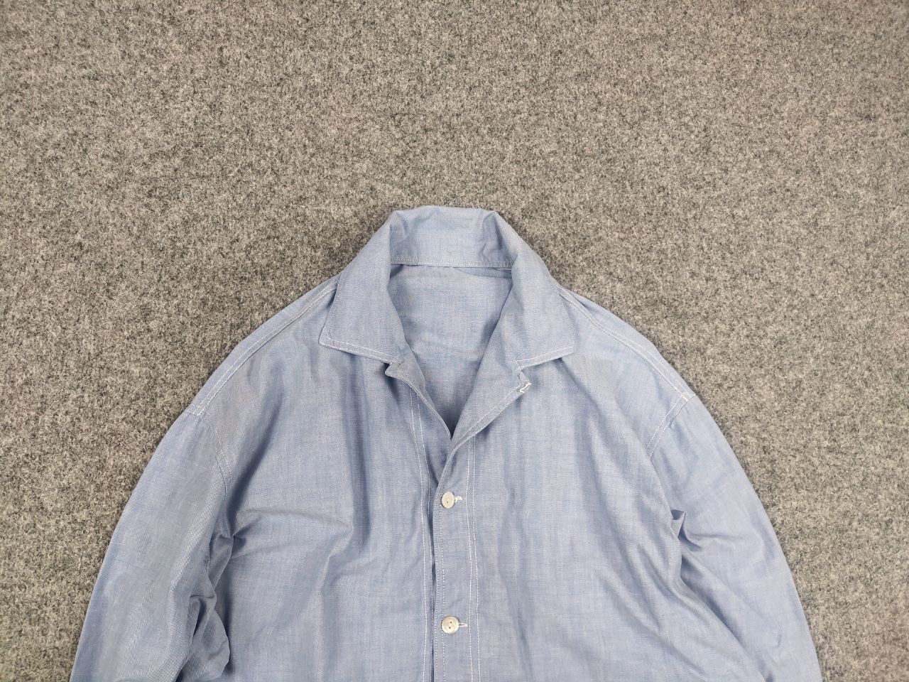 Vintage Vintage 60s-70s French Painter Two pocket Jacket Chore Shirt Size US M / EU 48-50 / 2 - 4 Thumbnail