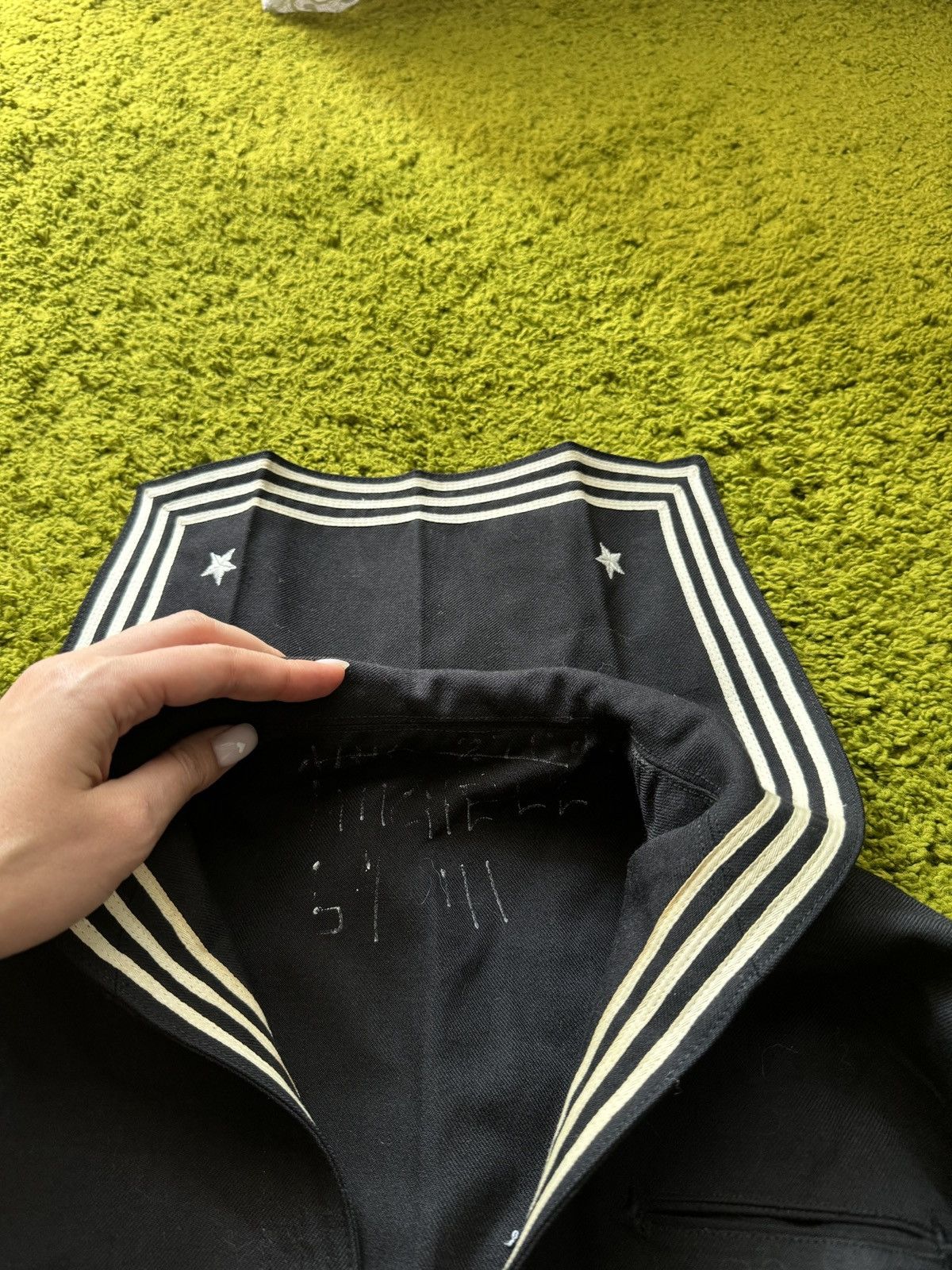 Vintage 🇺🇸 1970s vintage U.S.S Tripoli military army sailor jacket Size US M / EU 48-50 / 2 - 9 Thumbnail