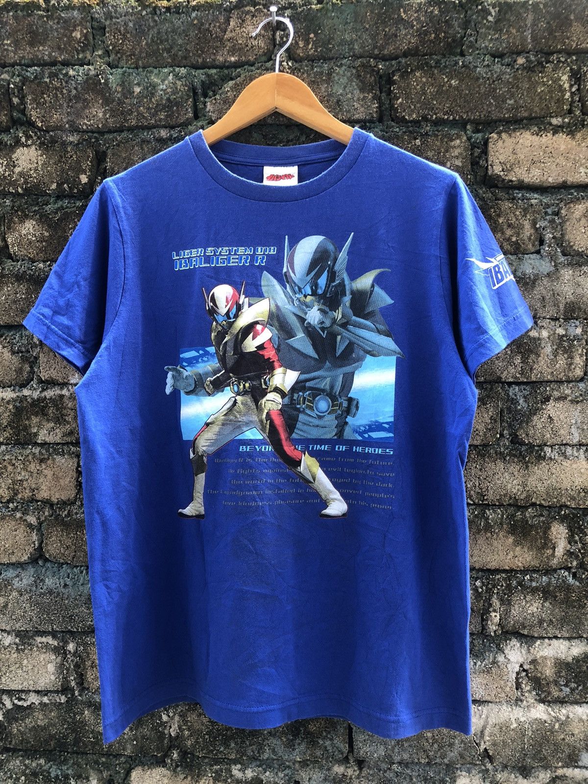 Anime × Japanese Brand × Vintage Vintage Anime Superhero Jikuu Denshi Ibaliger R Tshirt Size US M / EU 48-50 / 2 - 1 Thumbnail