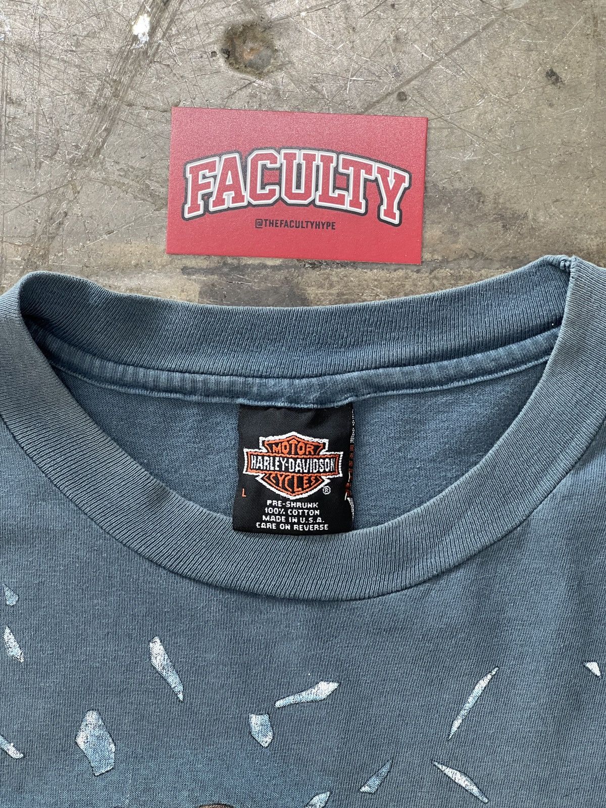 Harley Davidson Vintage Harley Davidson Motorcycle Great Escape Tee Large Size US L / EU 52-54 / 3 - 3 Thumbnail