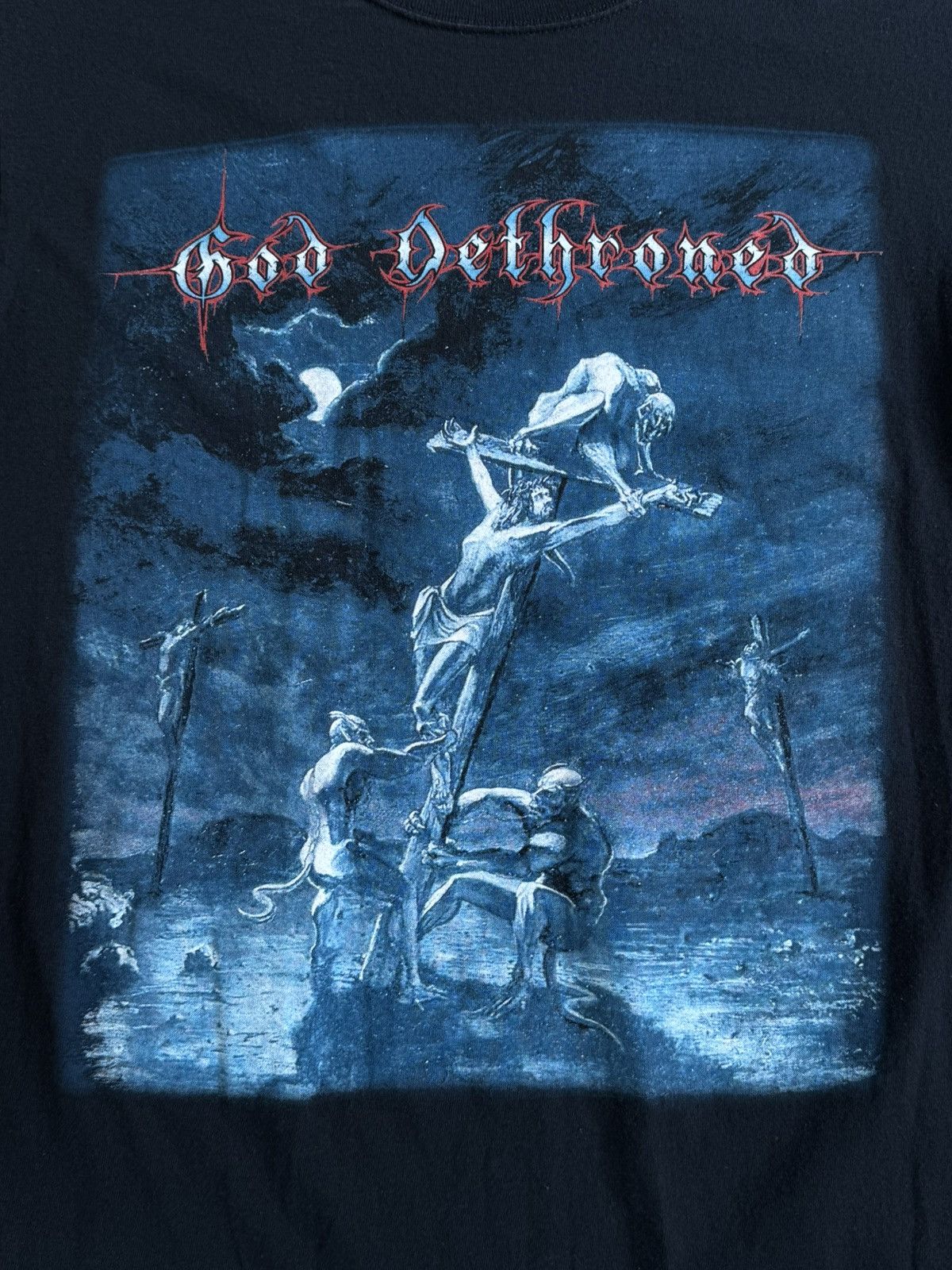 Vintage God dethroned metal grunge band tee Size US M / EU 48-50 / 2 - 2 Thumbnail