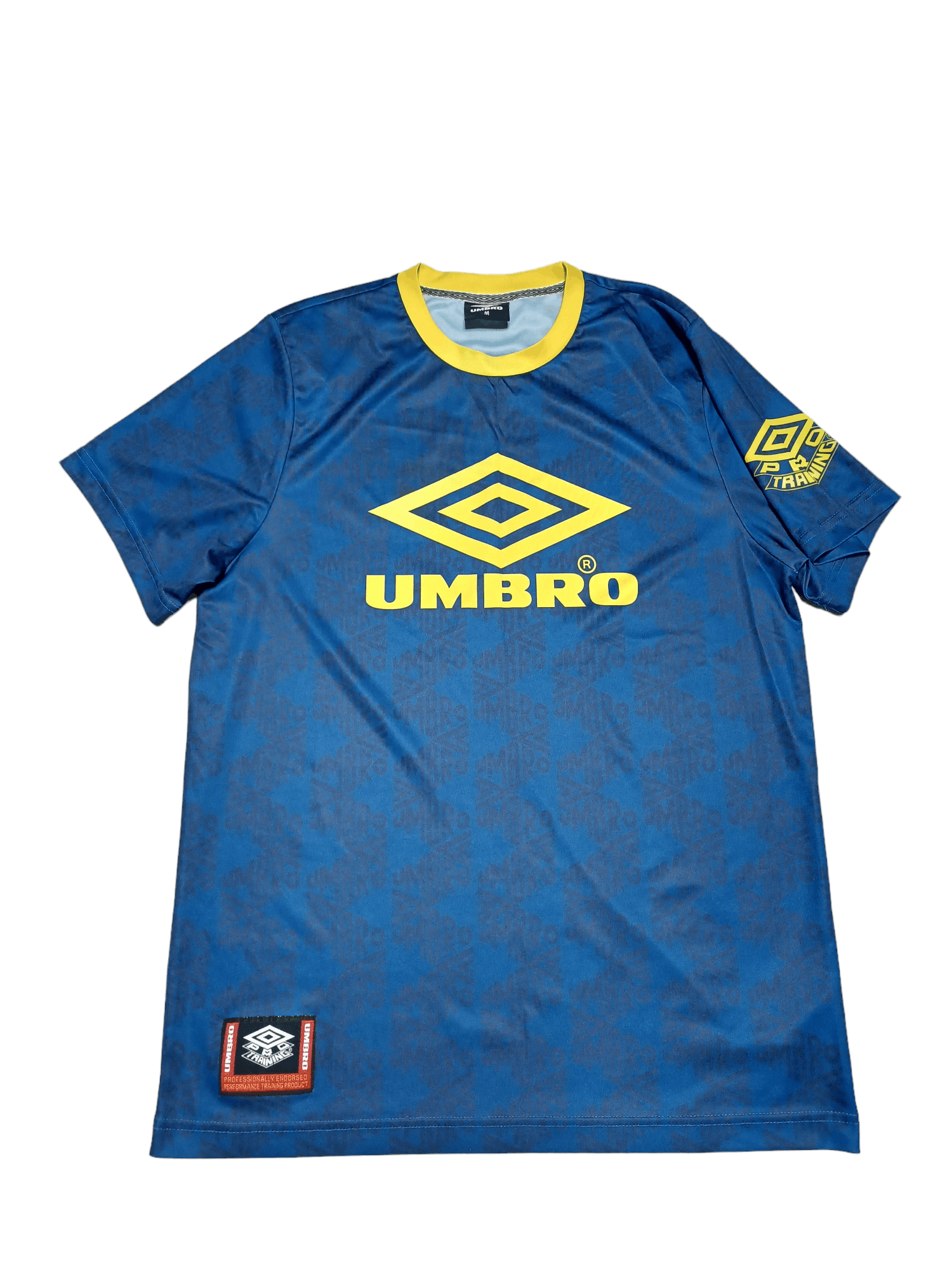 Umbro UMBRO PRO TRAINING VINTAGE 90S BIGLOGO SOCCER JERSEY Size US M / EU 48-50 / 2 - 1 Thumbnail