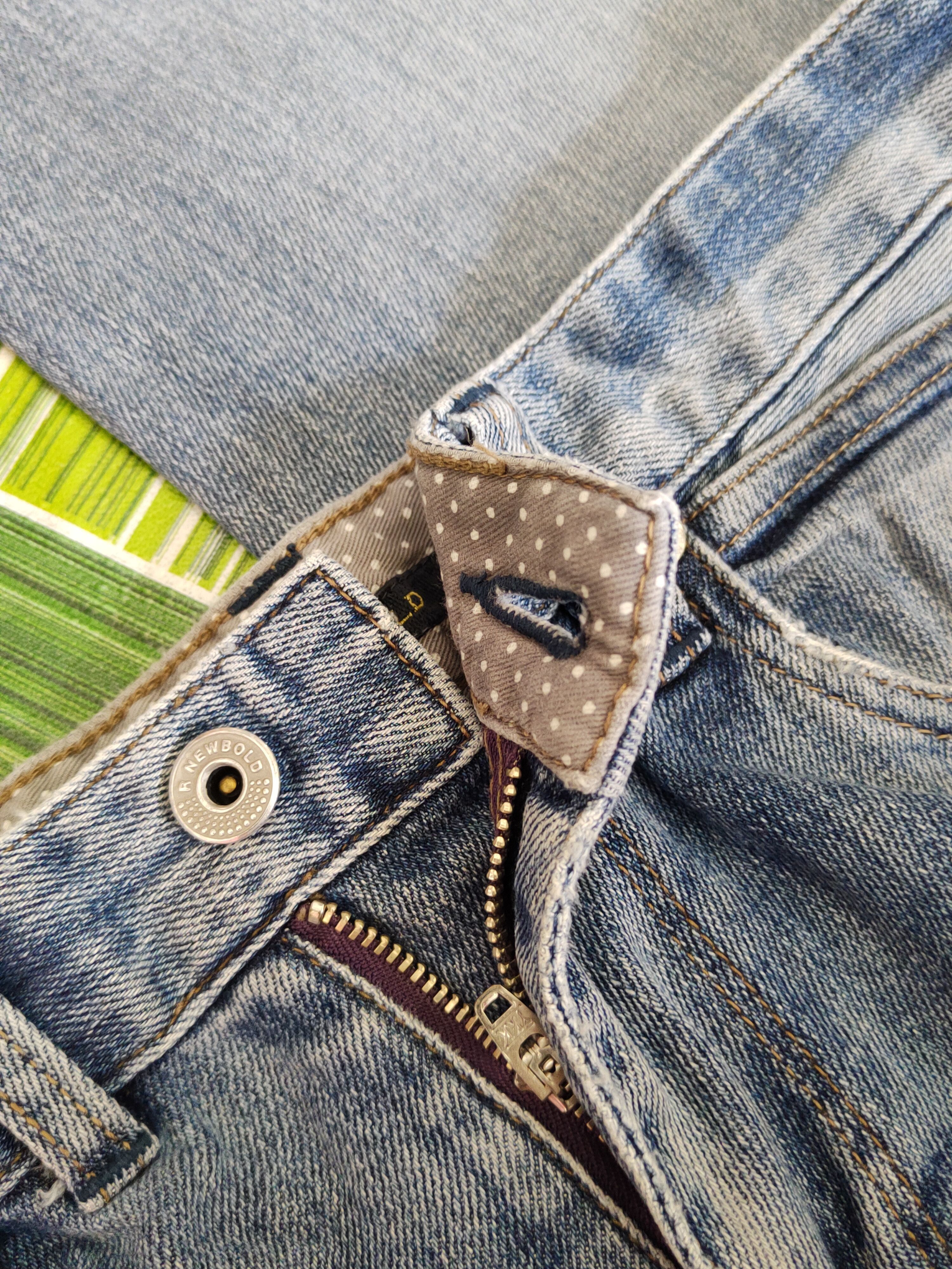 R.Newbold R.Newbold Blue Faded Distressed Ripped Jeans #S1670 Size 30" / US 8 / IT 44 - 13 Thumbnail