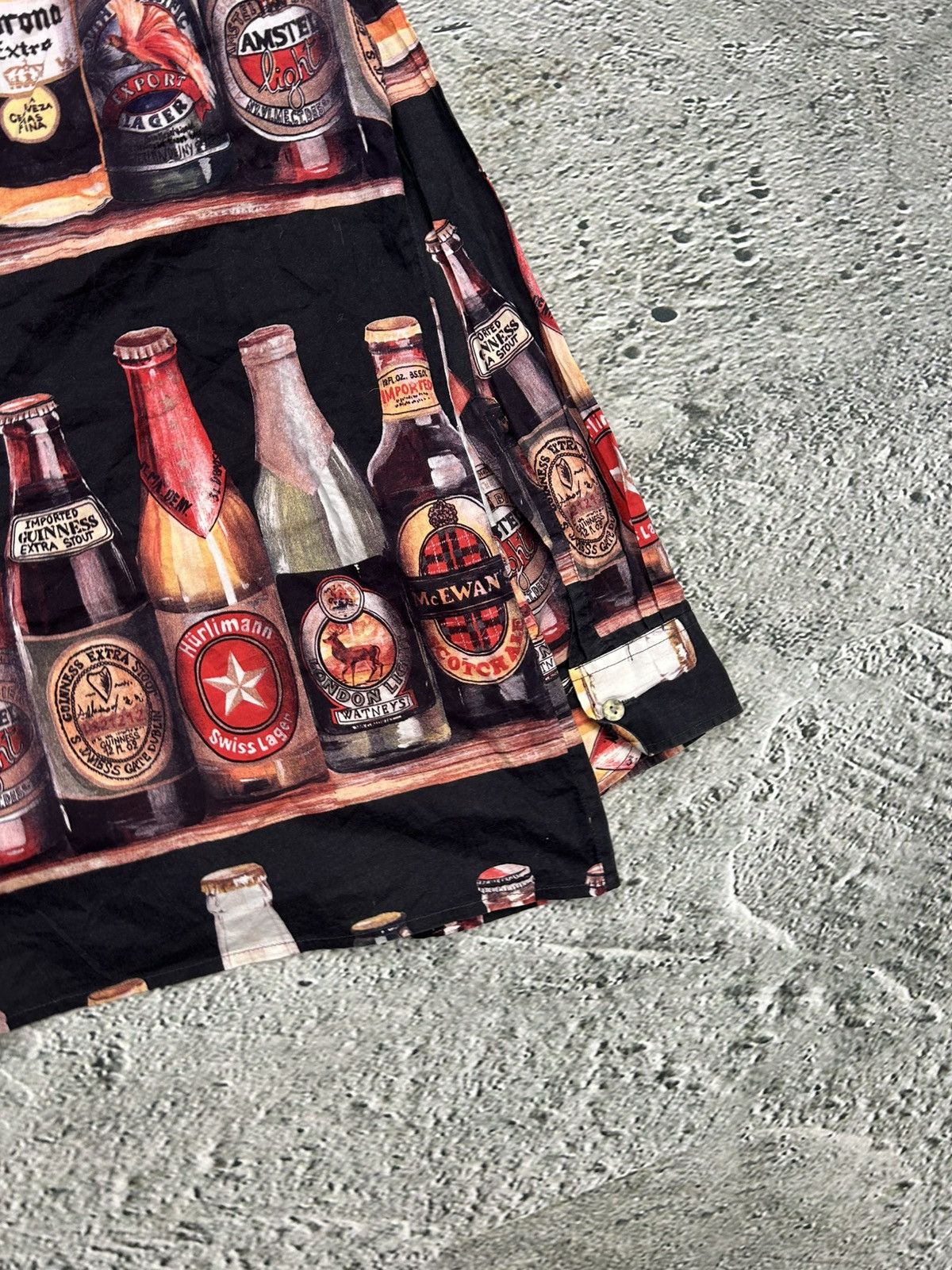 Angelo Litrico × Vintage Angelo Litrico Beer Shirt full print longsleeve button-up Size US XL / EU 56 / 4 - 11 Thumbnail