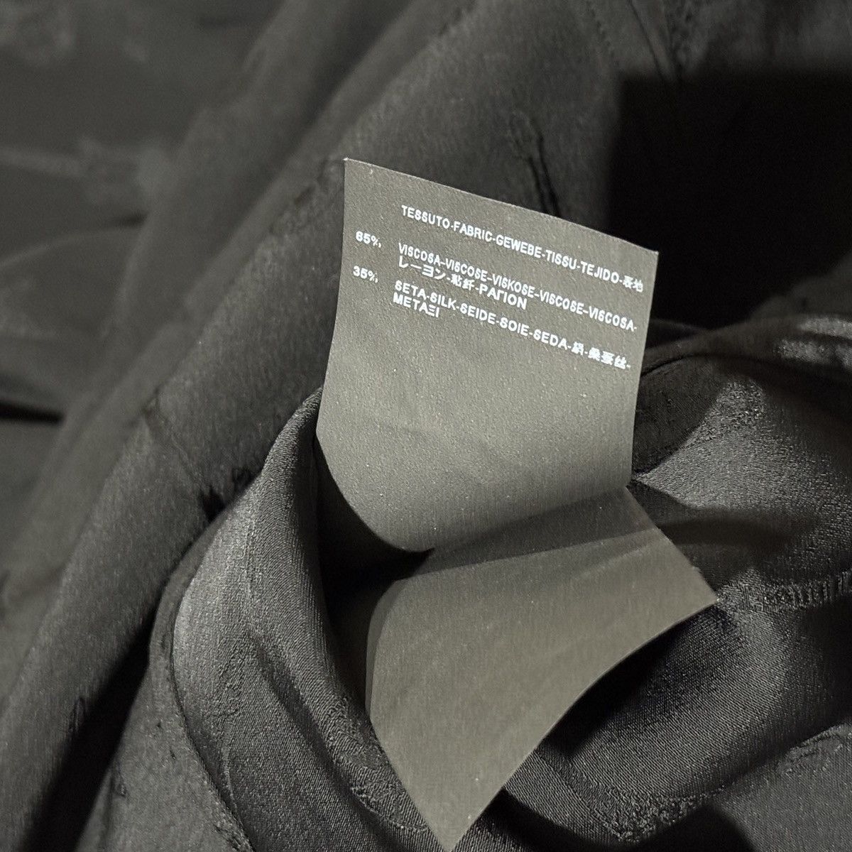 Saint Laurent Paris Saint Laurent Paris FW15 Hedi Slimane Silk Guitar Shirt Size US XL / EU 56 / 4 - 10 Thumbnail