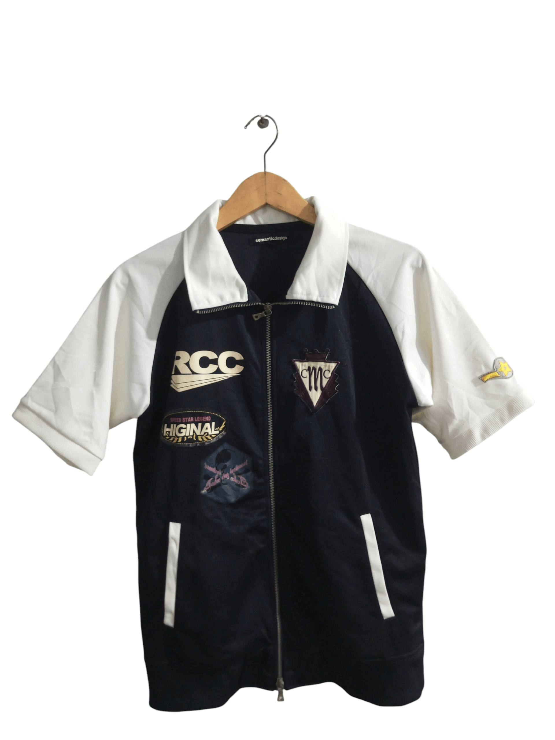 semanticdesign Semantic design patch double zipper tracksweet Size US M / EU 48-50 / 2 - 1 Thumbnail