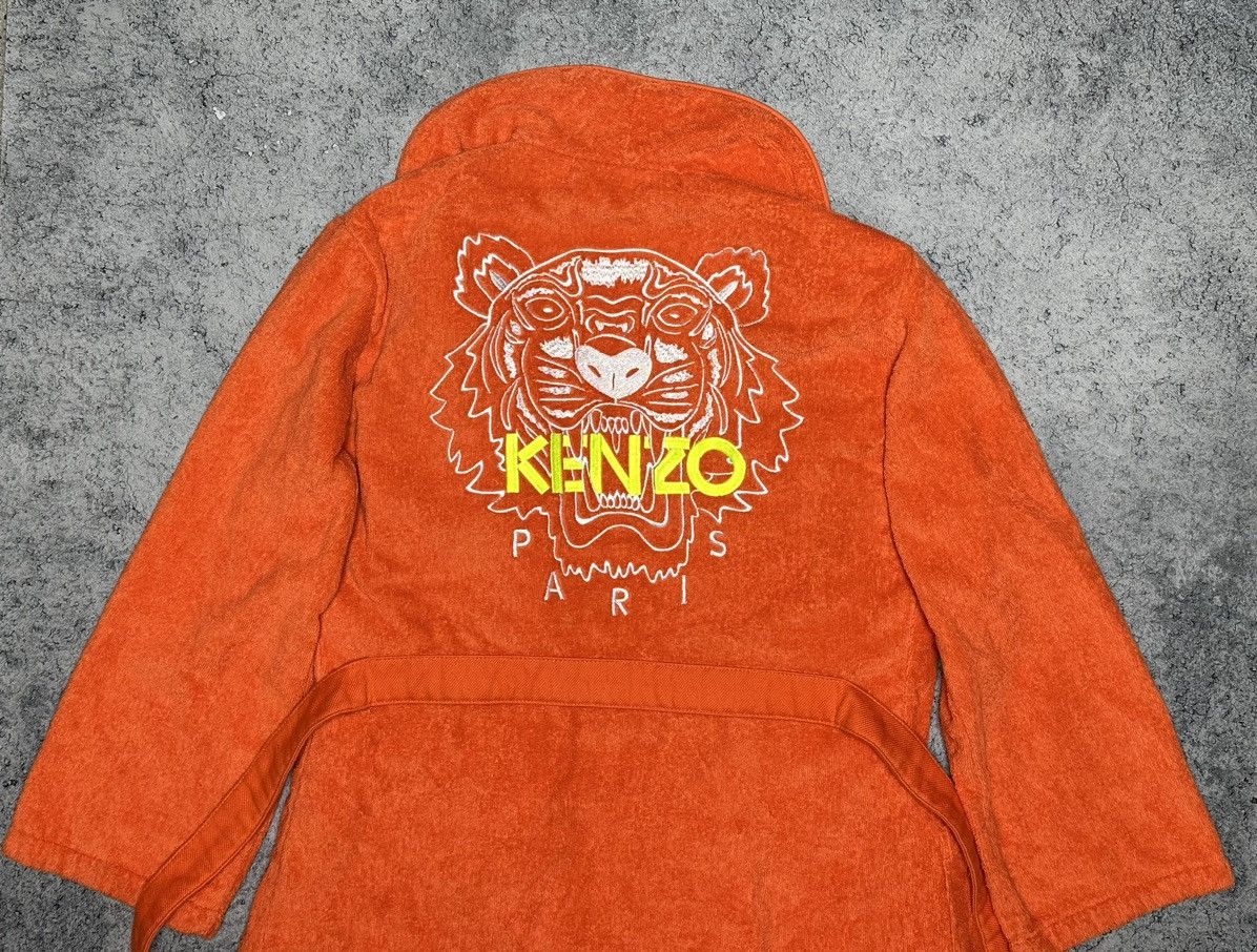 Kenzo Kenzo Paris Maison Tiger Big Logo Embroidery Bathrobe Size US S / EU 44-46 / 1 - 2 Thumbnail