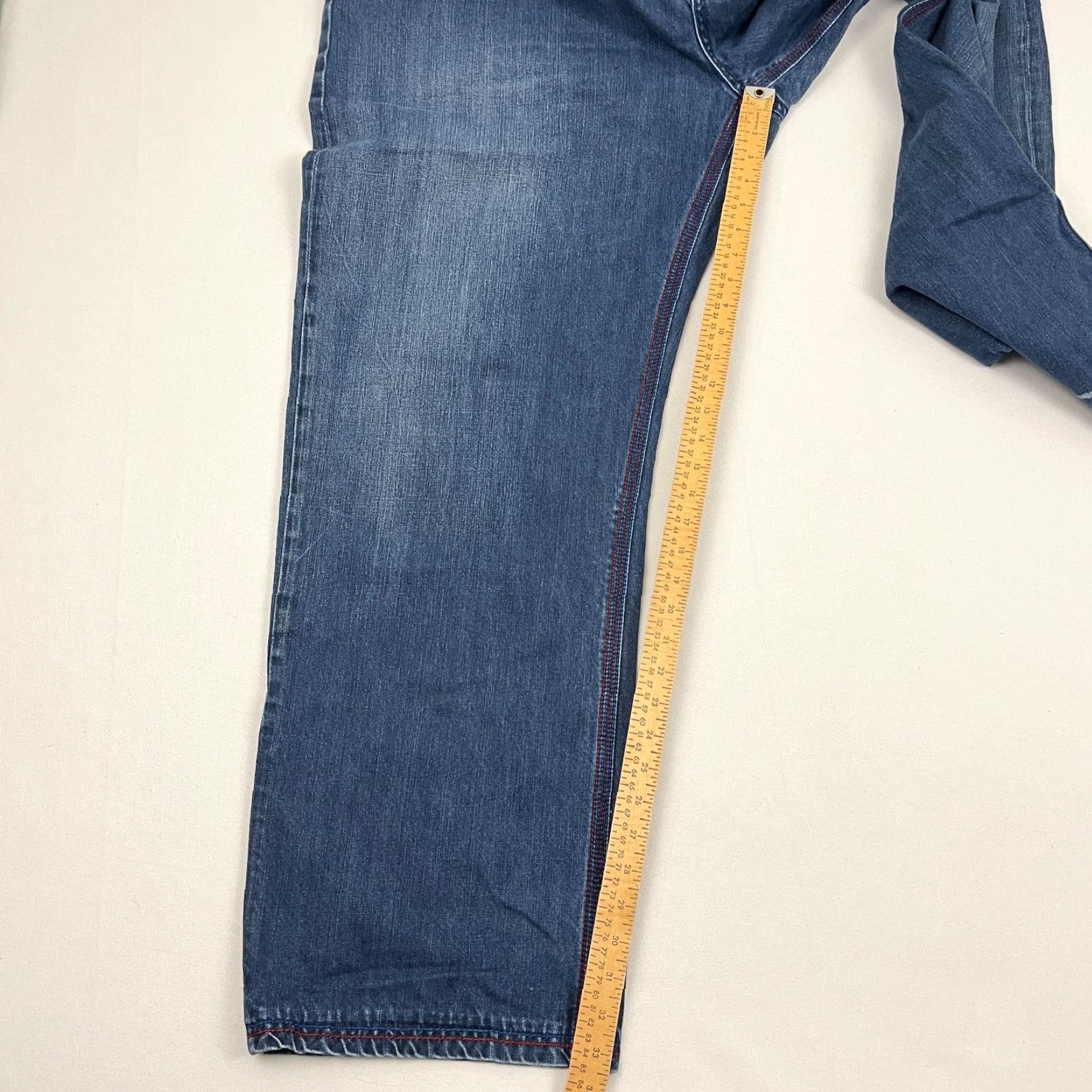 Coogi VINTAGE COOGI Jeans Men 44x34 Blue Denim Wide Leg Baggy Hip Hop 90s Embroidered Baggy Size US 44 / EU 60 - 6 Thumbnail