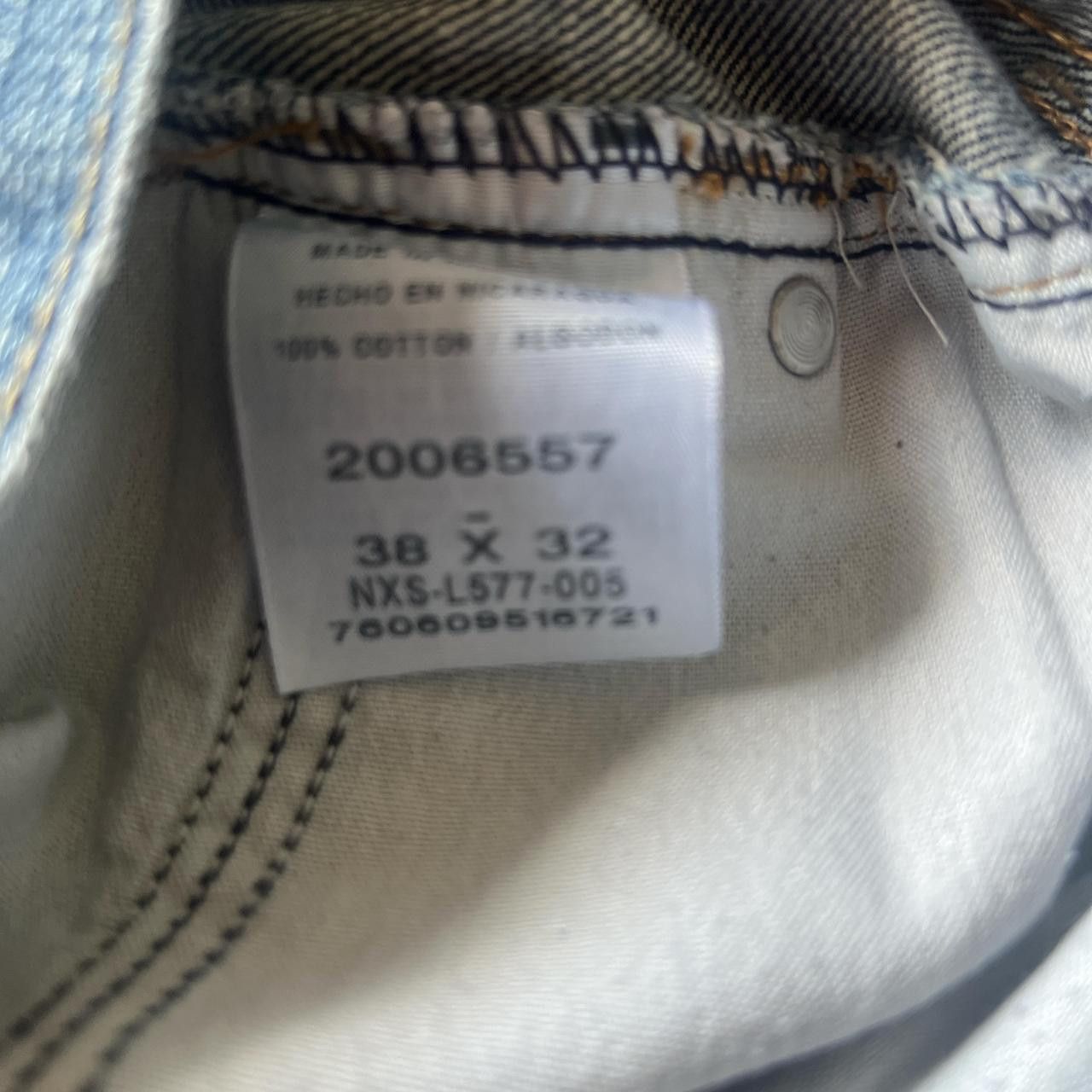 Lee × Vintage Vintage Y2K Super Baggy Dark Wash Workwear denim Jeans Size US 38 / EU 54 - 8 Thumbnail