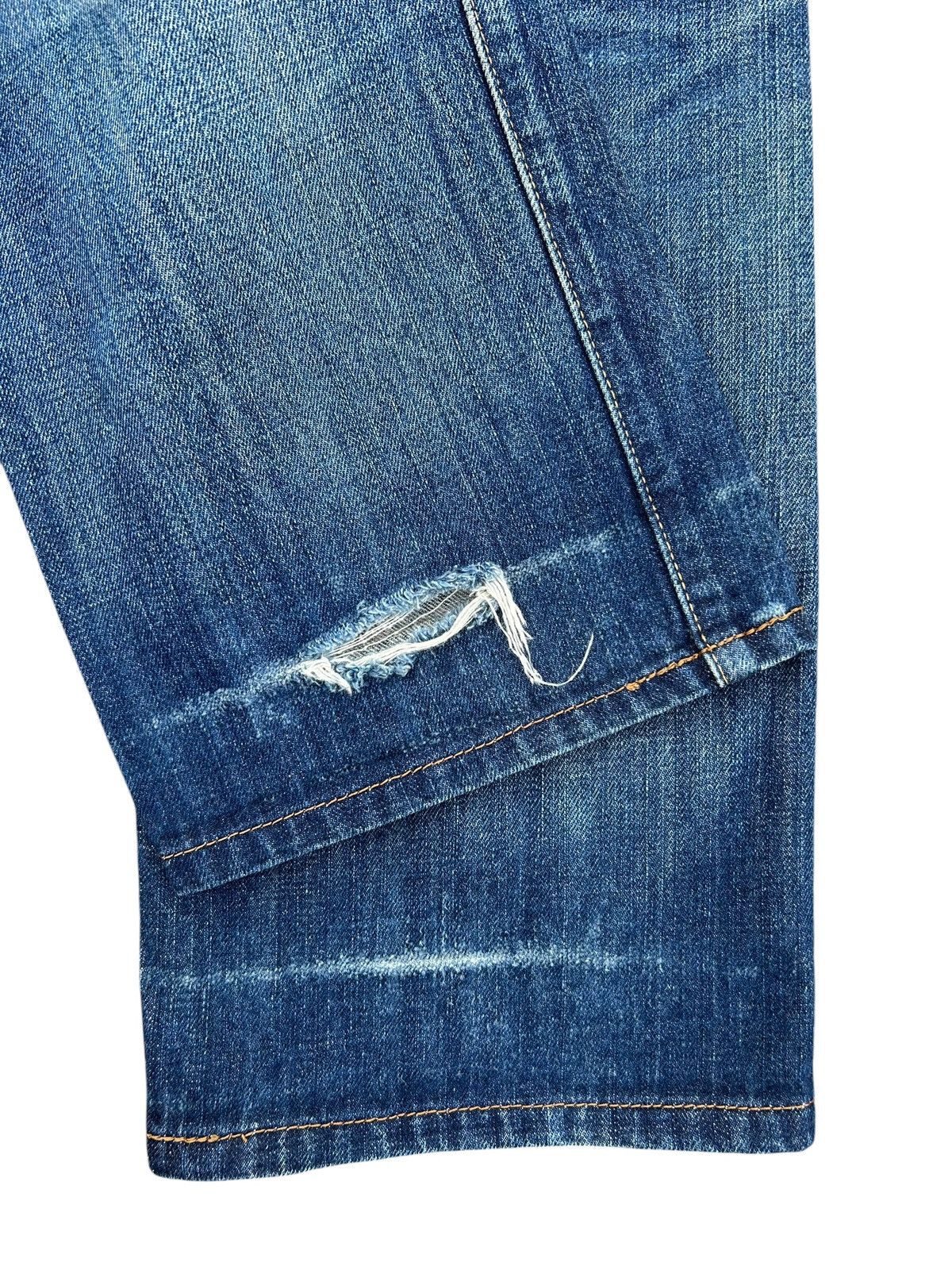 Kapital Thrashed Vintage Levis Big E Selvedge Denim Jeans Size US 32 / EU 48 - 18 Thumbnail