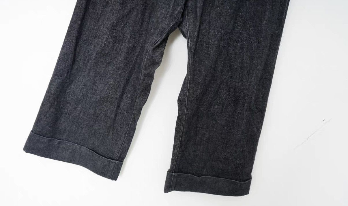 Yohji Yamamoto Yohji Yamamoto Denim Wide-Leg Pants Size US 32 / EU 48 - 9 Thumbnail