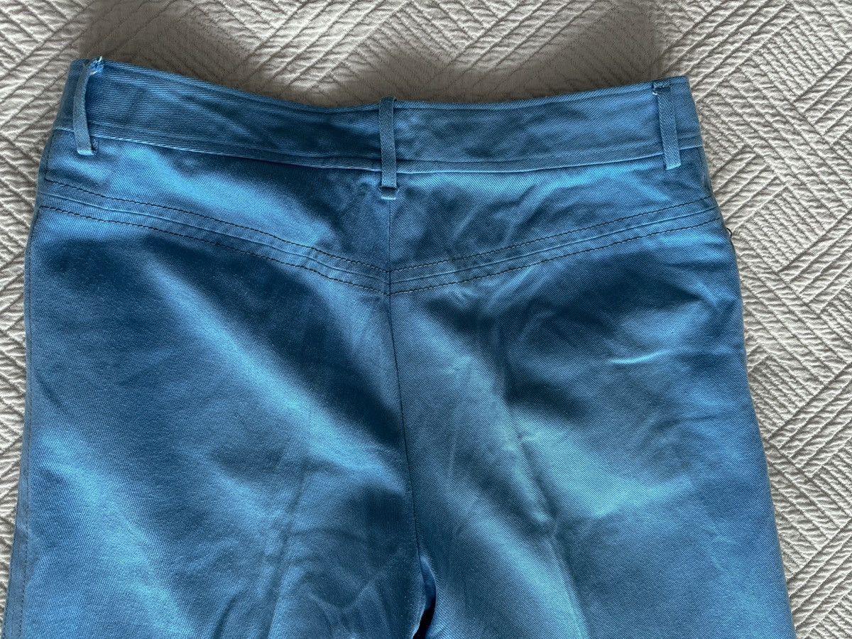 Vintage Ted Lapidus jeans pants flared baggy wide blue
