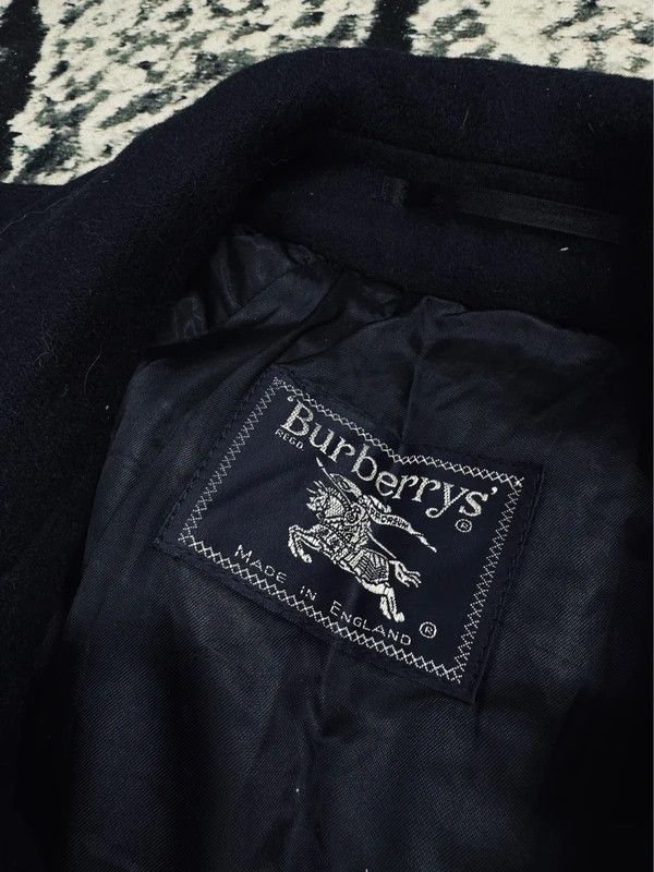 Burberry Burberry wool coat dark navy 46 XXL Size XXL / US 16-18 / IT 52-54 - 4 Thumbnail
