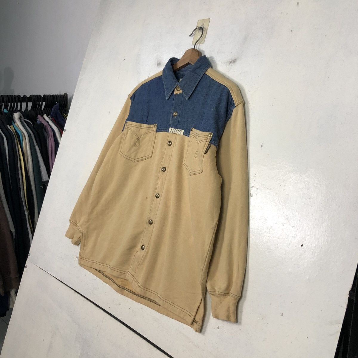 Japanese Brand 📌Vintage Button Chore Jacket Alapapa Issey Miyake Big Logo Size US M / EU 48-50 / 2 - 4 Thumbnail