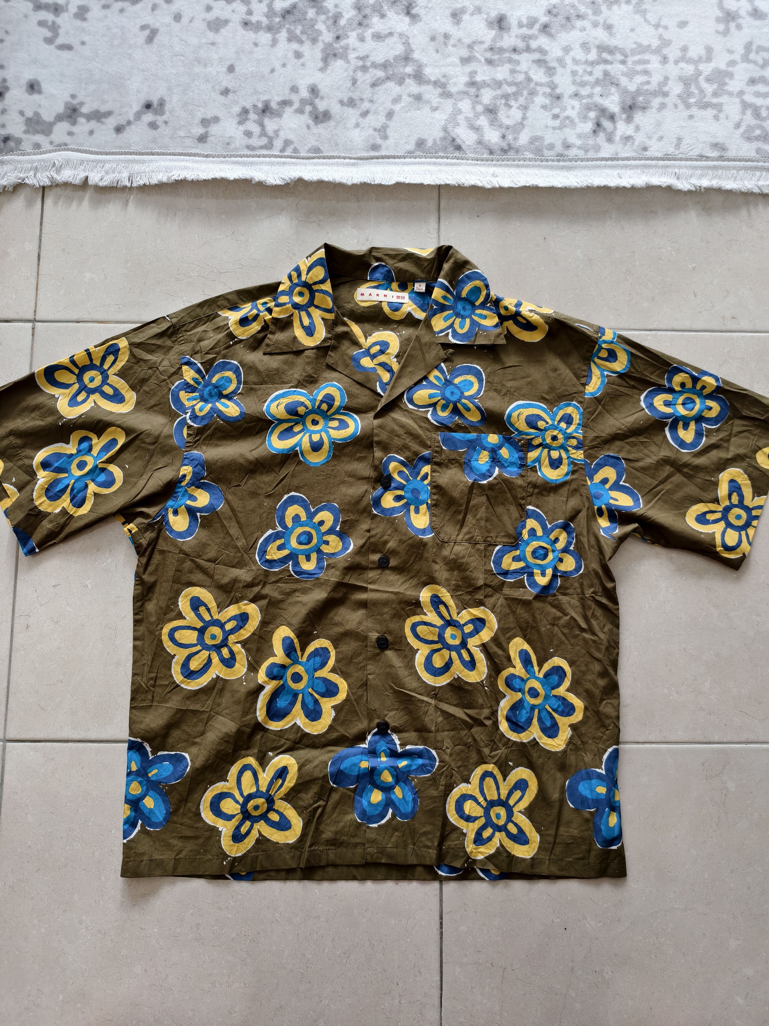 Marni × Uniqlo 🔥STEALS🔥Very Rare Marni Uniqlo Hawaii Pocket Shirt Size US M / EU 48-50 / 2 - 1 Thumbnail