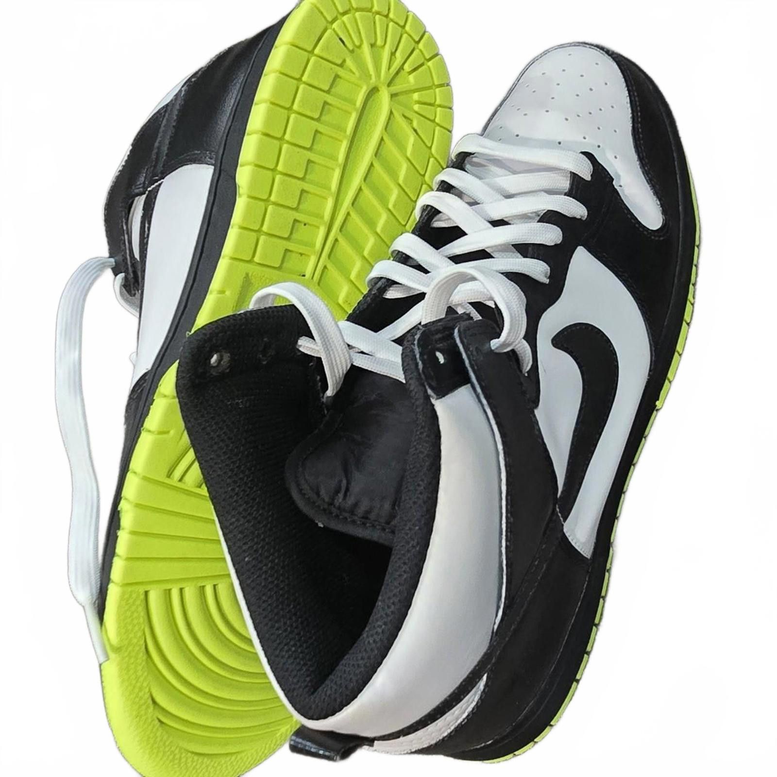 Nike Nike Dunk High Black White Volt mens Size 11.5 Size US 11.5 / EU 44-45 - 2 Thumbnail