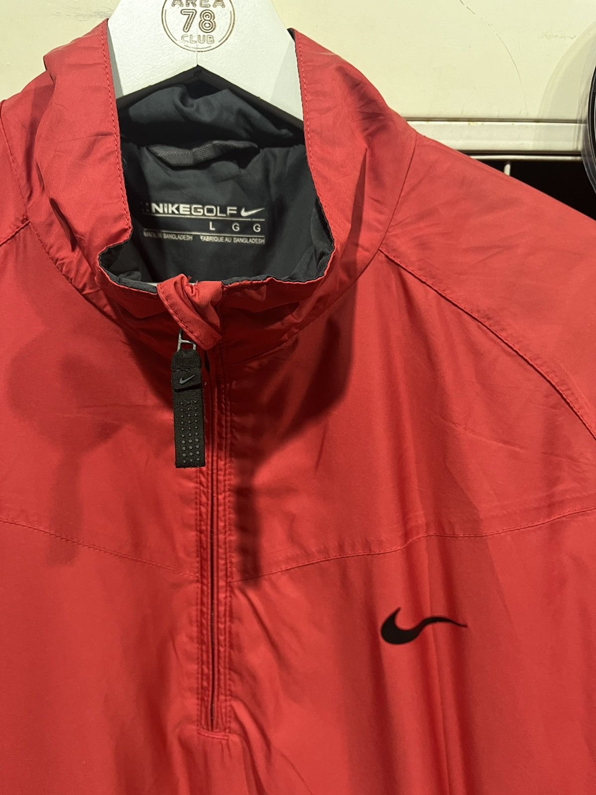 Nike Nike Golf Swoosh Shortsleeve Half Zip Jacket 2008s Size US L / EU 52-54 / 3 - 3 Thumbnail
