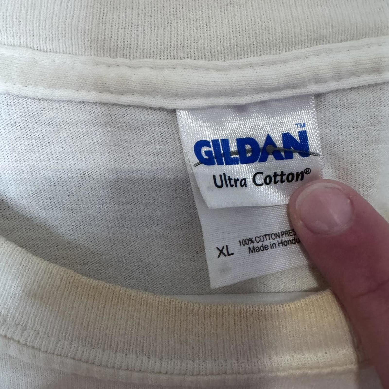 Gildan Gildan Men's White Tshirt Size US XL / EU 56 / 4 - 3 Thumbnail