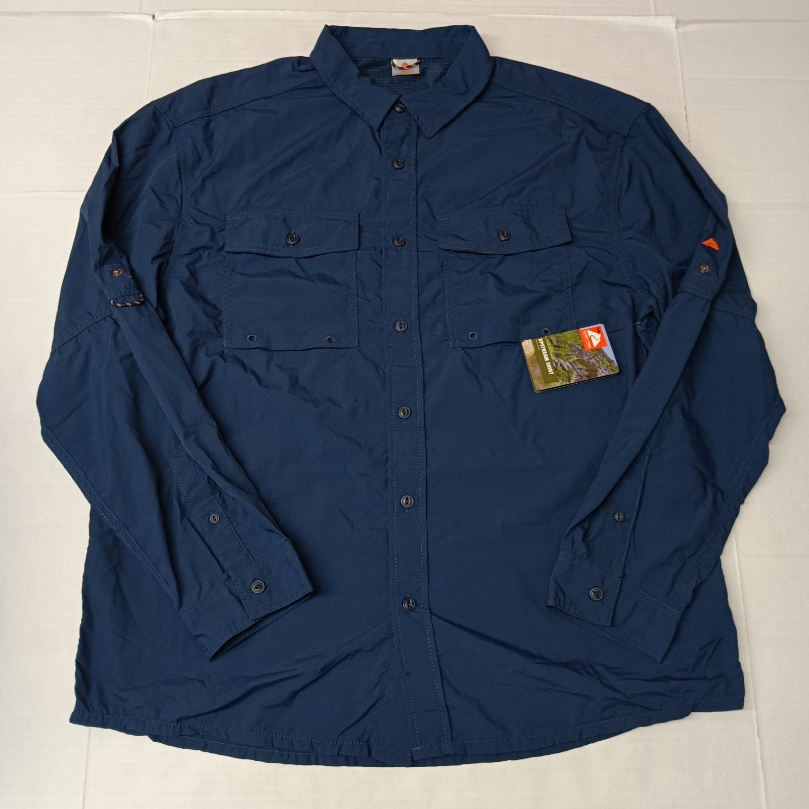 Other Ozark Trail Upstream Shirt Mens L Blue Vented Fishing UPF 50 Size US L / EU 52-54 / 3 - 1 Thumbnail