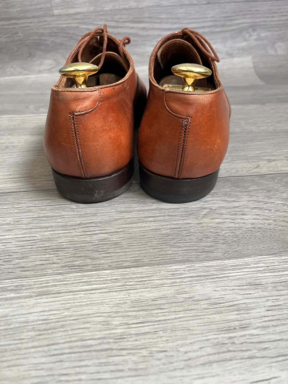 Crockett & Jones Crockett & Jones Cap Toe Oxford Leather Shoes Size US 10 / EU 43 - 4 Thumbnail