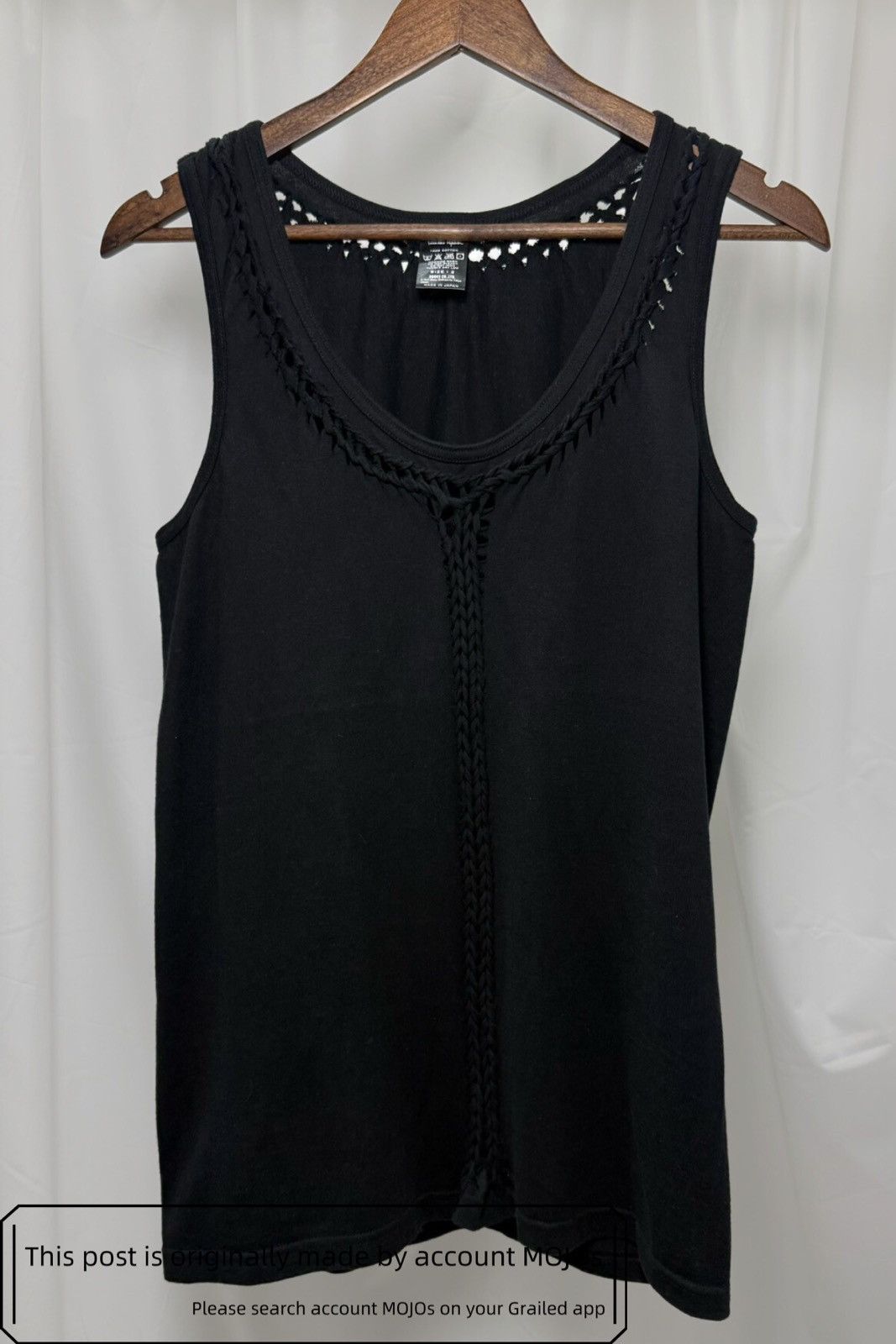 Number (N)ine Number (N)ine SS01 “Time Migration” Knight Tank Top