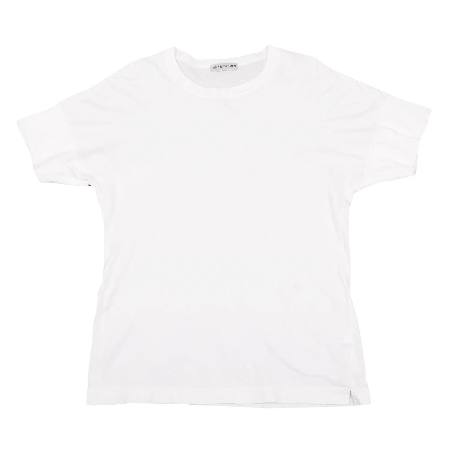 Issey Miyake Cut Sleeve T-Shirt in Off White Size US XS / EU 42 / 0 - 1 Thumbnail