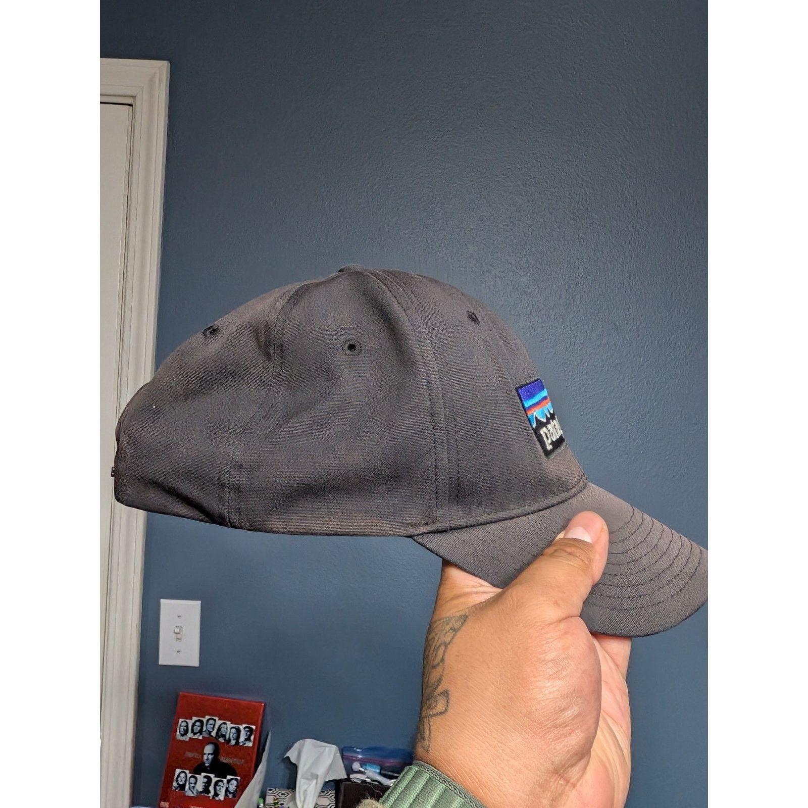 Patagonia Patagonia P-6 Label Trad Cap Hat - Plume - Grey - Hiking Hat Size ONE SIZE - 2 Thumbnail
