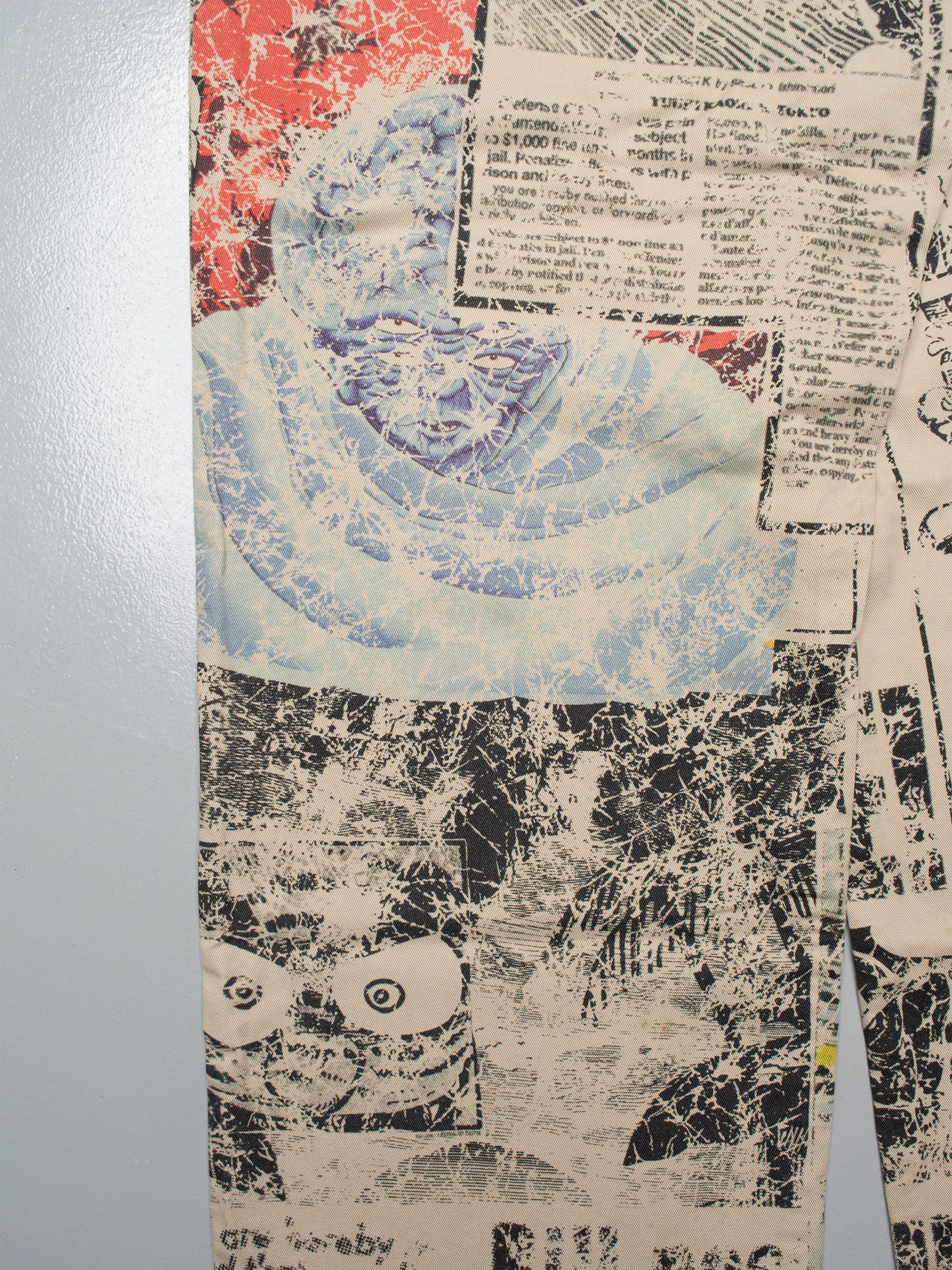 Yohji Yamamoto Y's - S/S 2013 - manga print pants - size 3 Size 33" - 11 Thumbnail