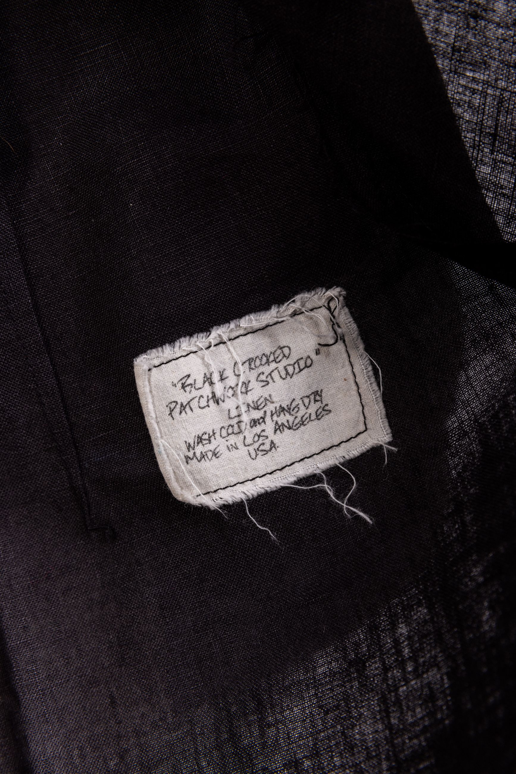 Greg Lauren Black crooked patchwork studio linen Size US S / EU 44-46 / 1 - 4 Thumbnail