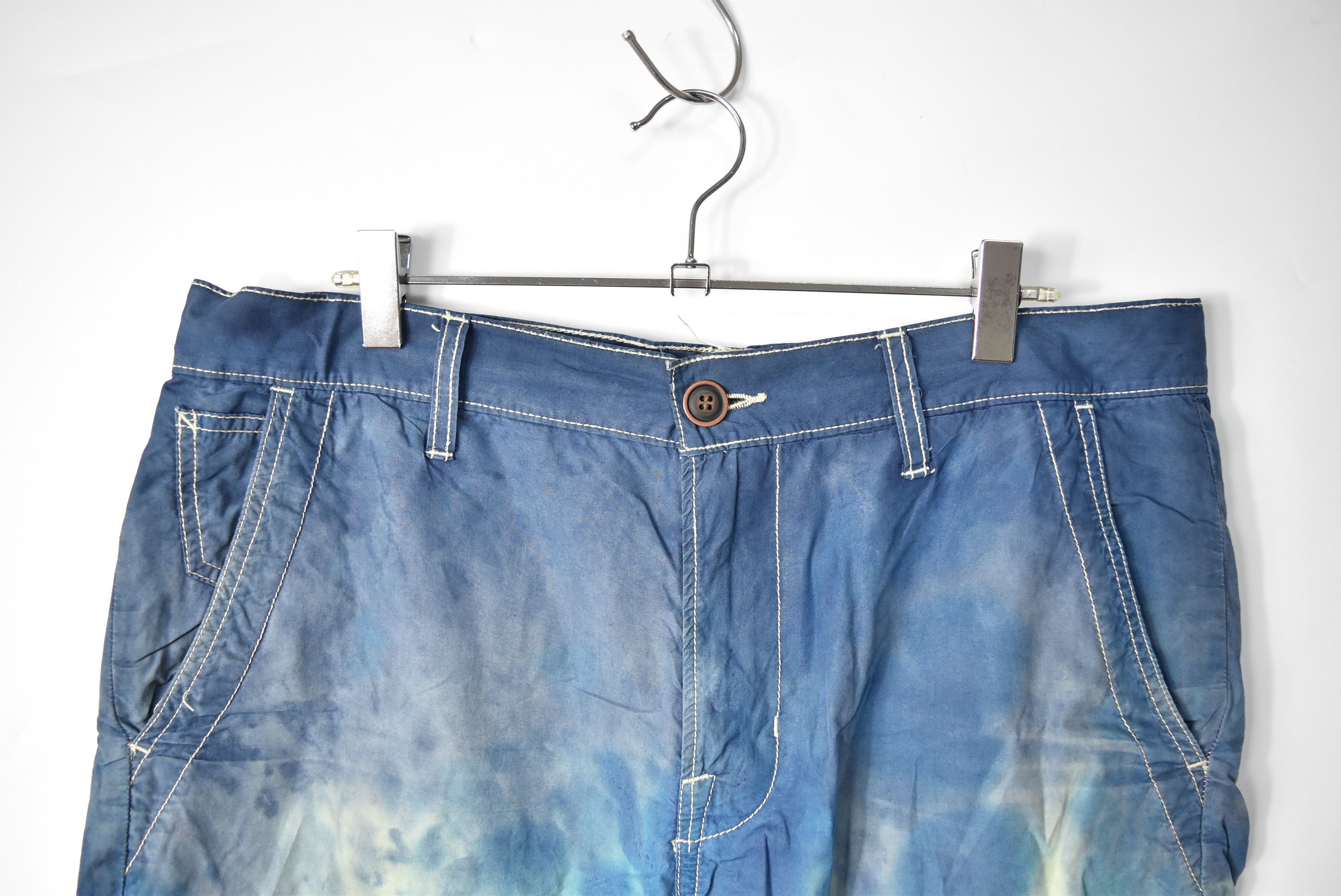 Nepenthes NEPENTHES/tie dye graphic shorts/27645 - 767 62 Size US 32 / EU 48 - 5 Thumbnail