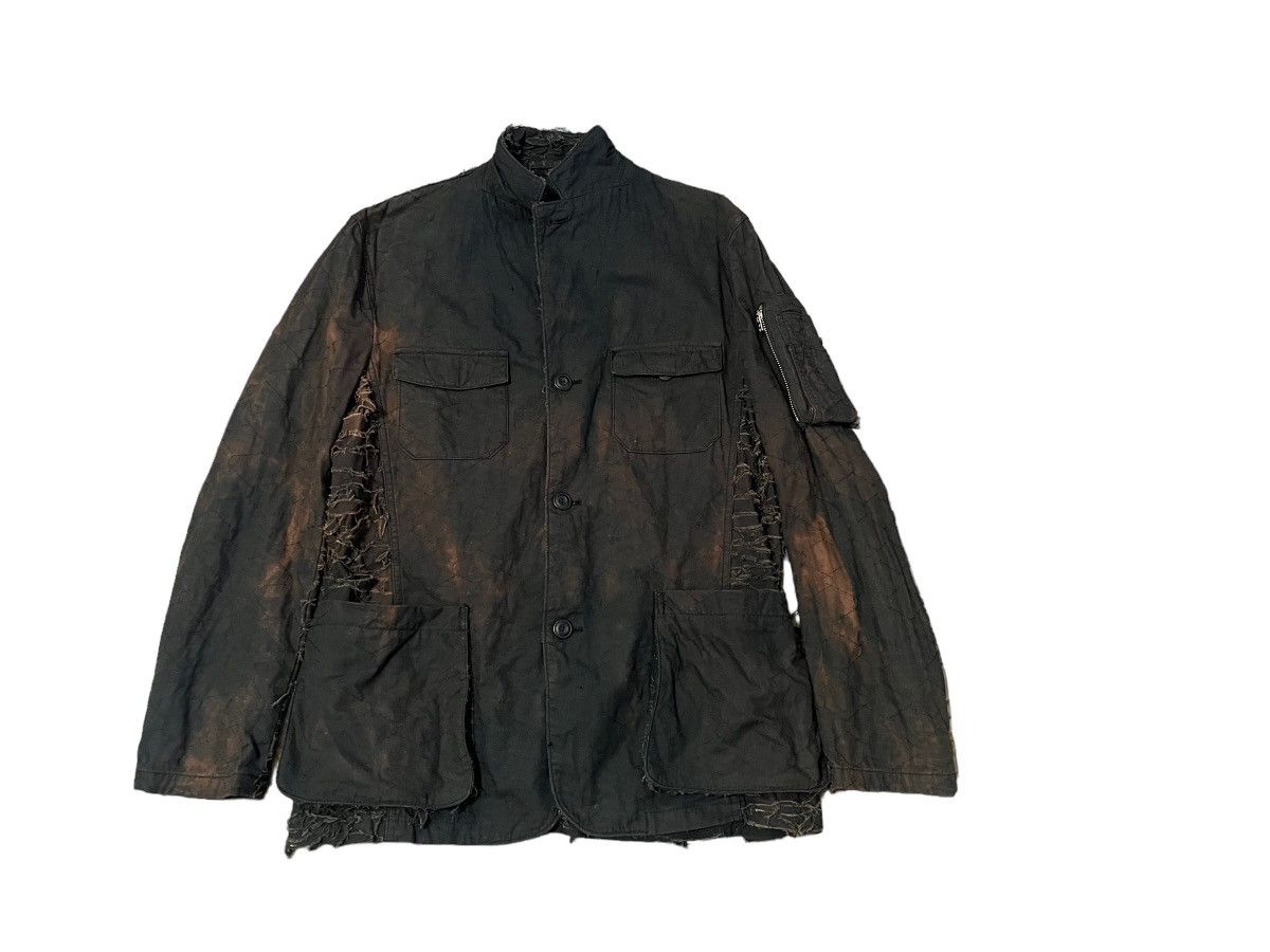 Japanese Brand × PPFM A Vintage Distressed Scab Faded Smoke Faded Jacket Size US L / EU 52-54 / 3 - 9 Thumbnail