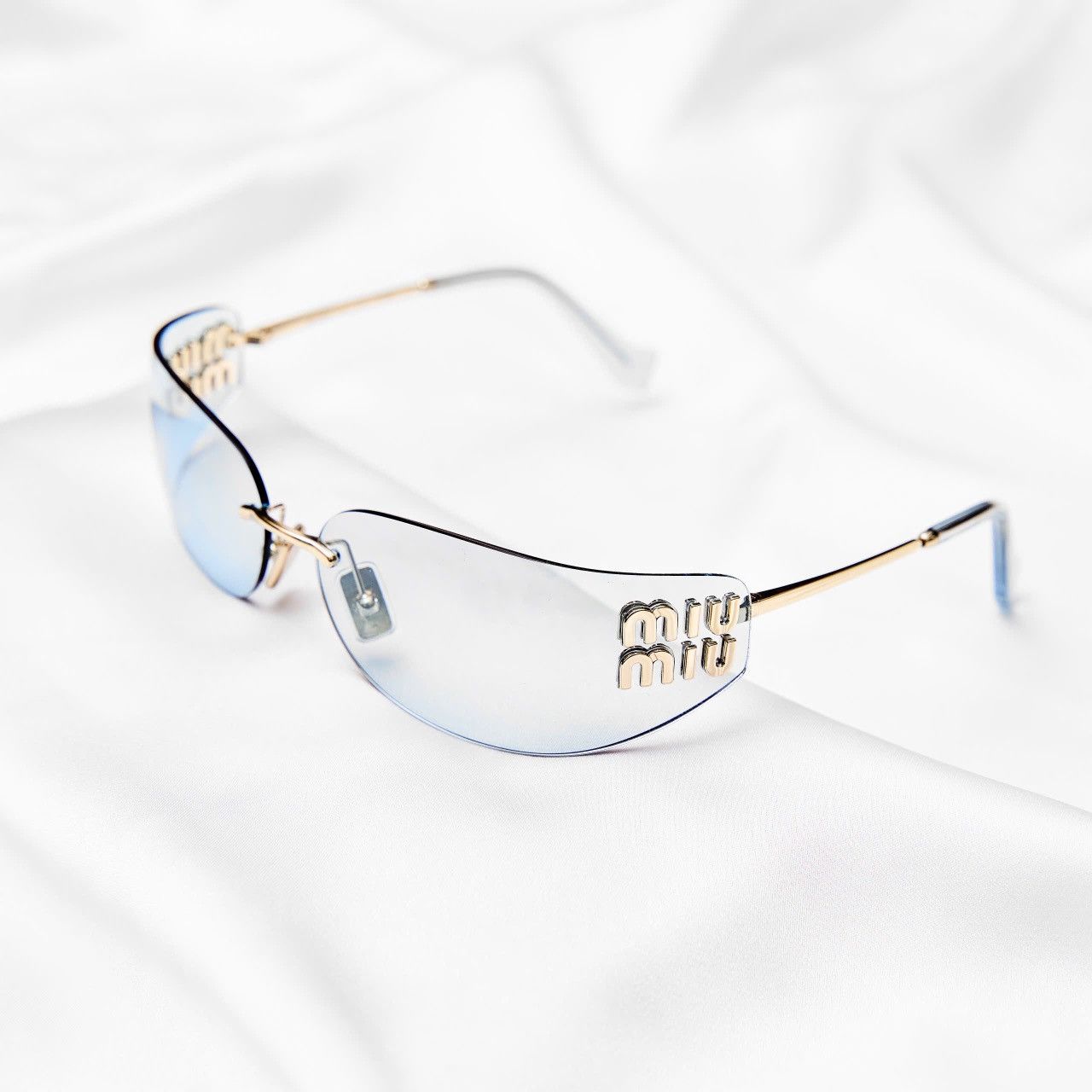 Miu Miu MIU MIU 0MU A51S ZVN10P SUNGLASSES Size ONE SIZE - 1 Thumbnail