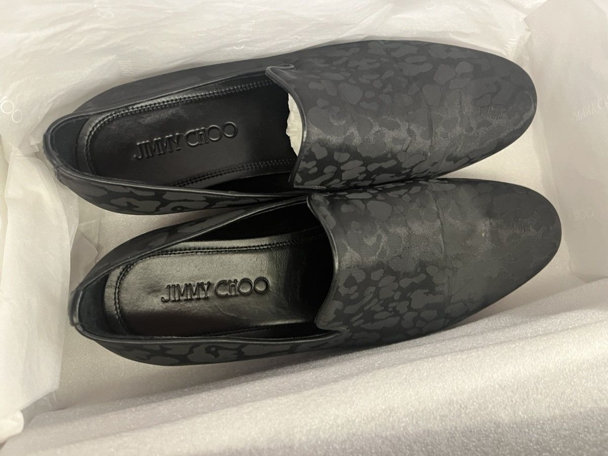 Jimmy Choo Jimmy Choo Sloane Leopard Nylon Jacquard Size US 9 / EU 42 - 1 Thumbnail