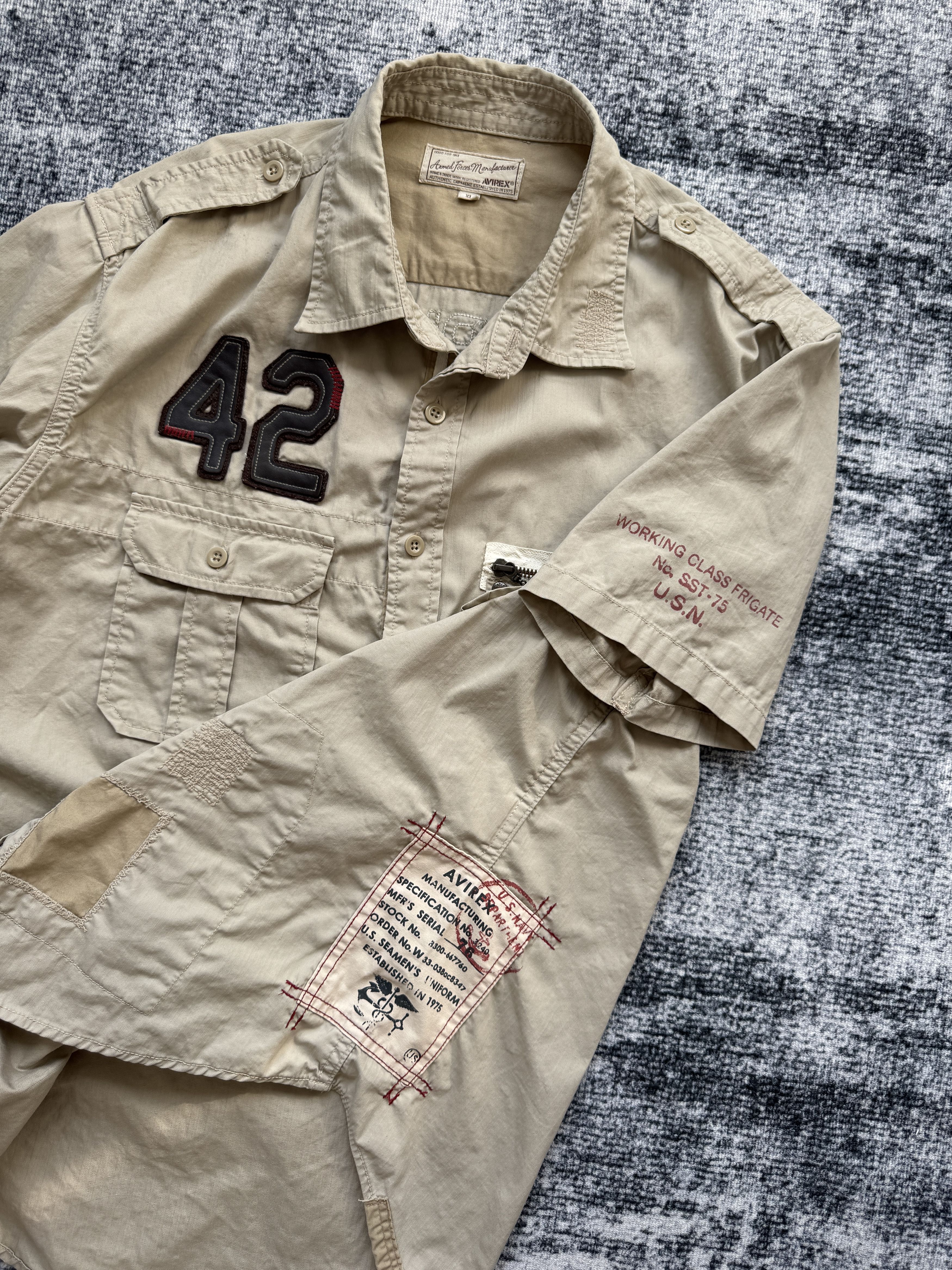 Avirex Avirex “US Construction Workers” Military Shirt Size US XL / EU 56 / 4 - 7 Thumbnail