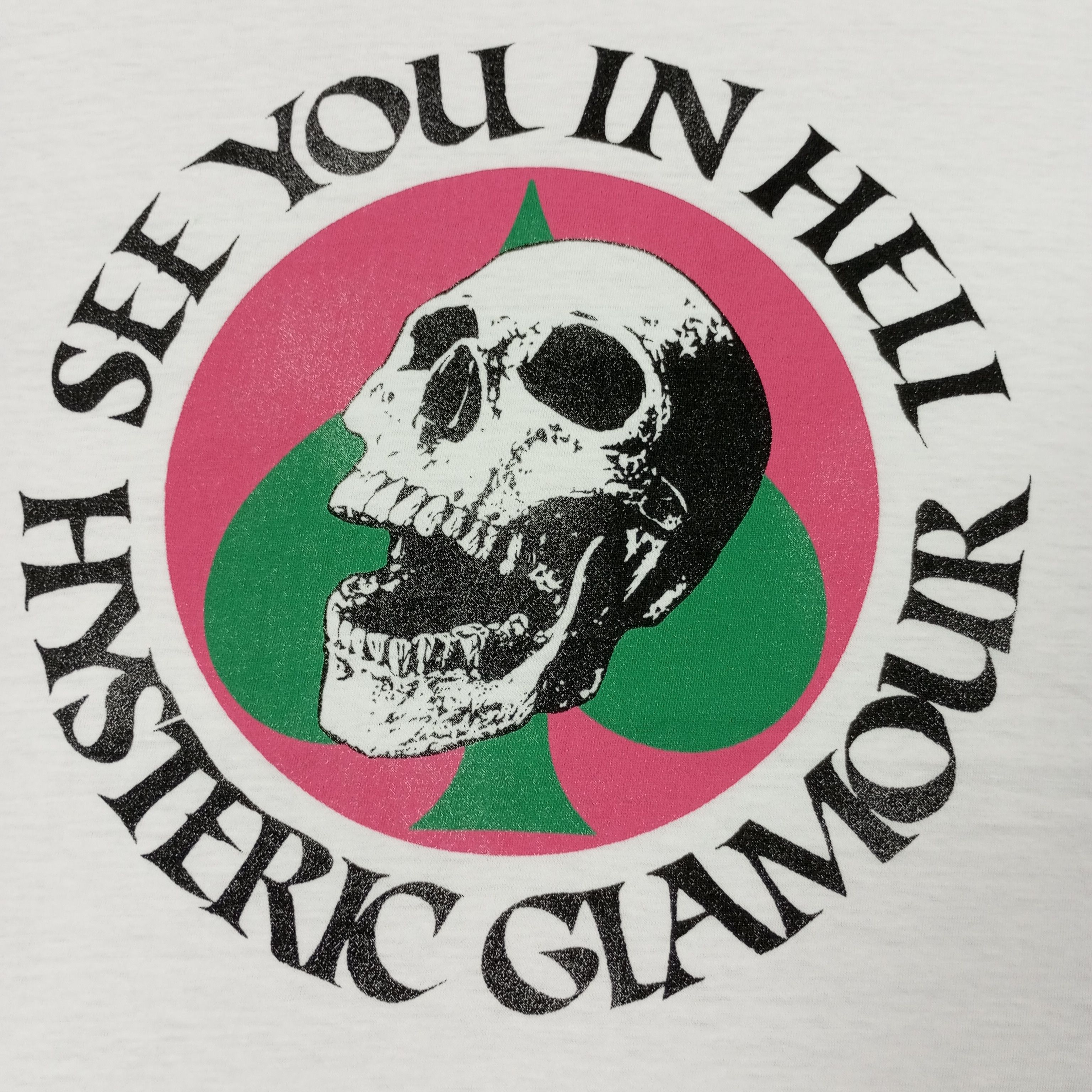 Hysteric Glamour Vintage Hysteric Glamour See You In Hell Tshirt c239n32 Size US S / EU 44-46 / 1 - 2 Thumbnail