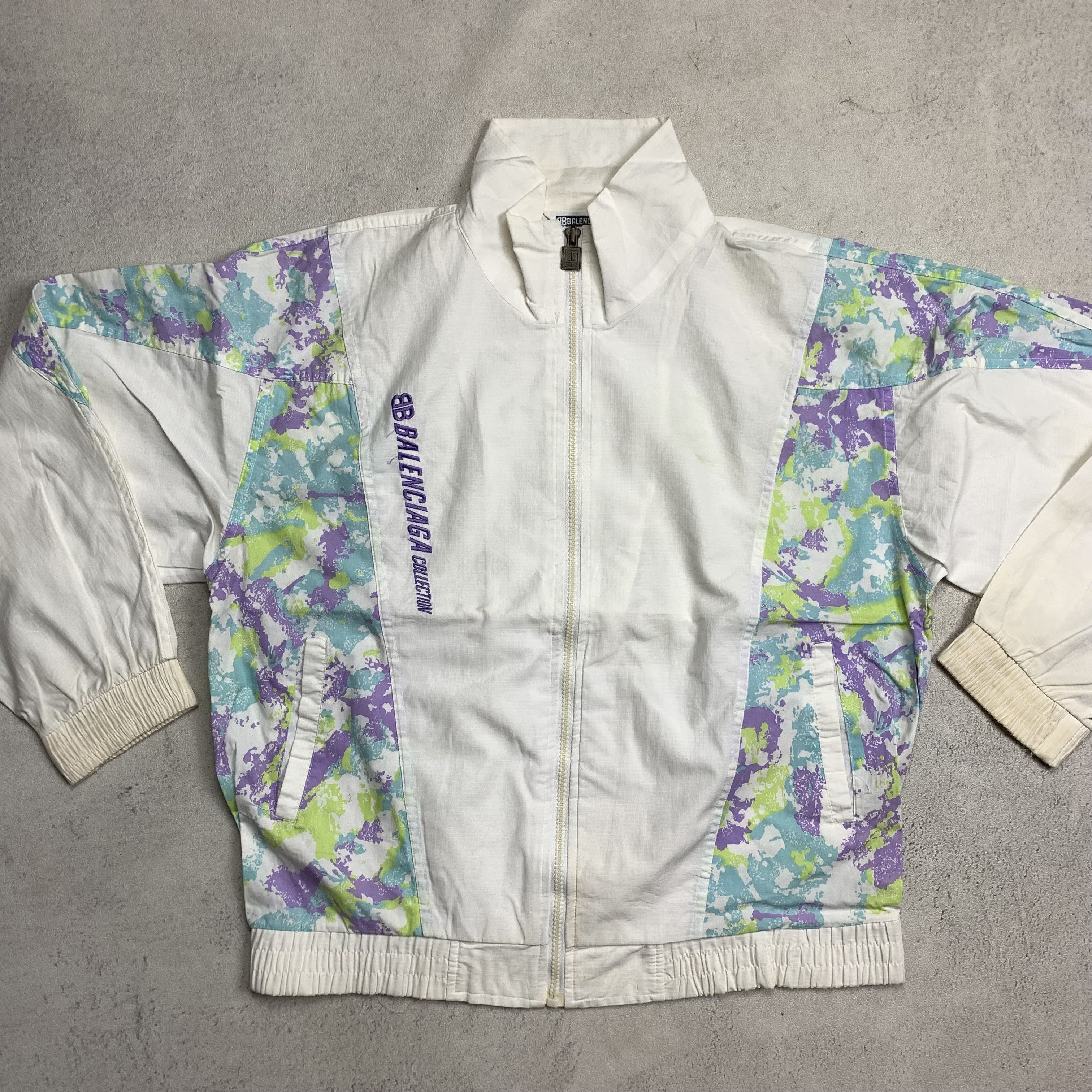 Balenciaga Vintage 90S Balenciaga Track Jacket Size US S / EU 44-46 / 1 - 3 Thumbnail