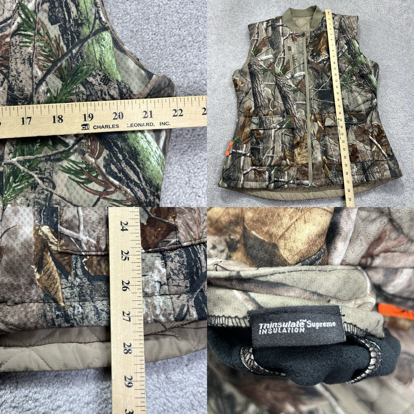 Vintage SHE Outdoor Vest Jacket Womens XL Brown Green Camo Reversible Camouflage Outdoor Size XL / US 12-14 / IT 48-50 - 10 Thumbnail