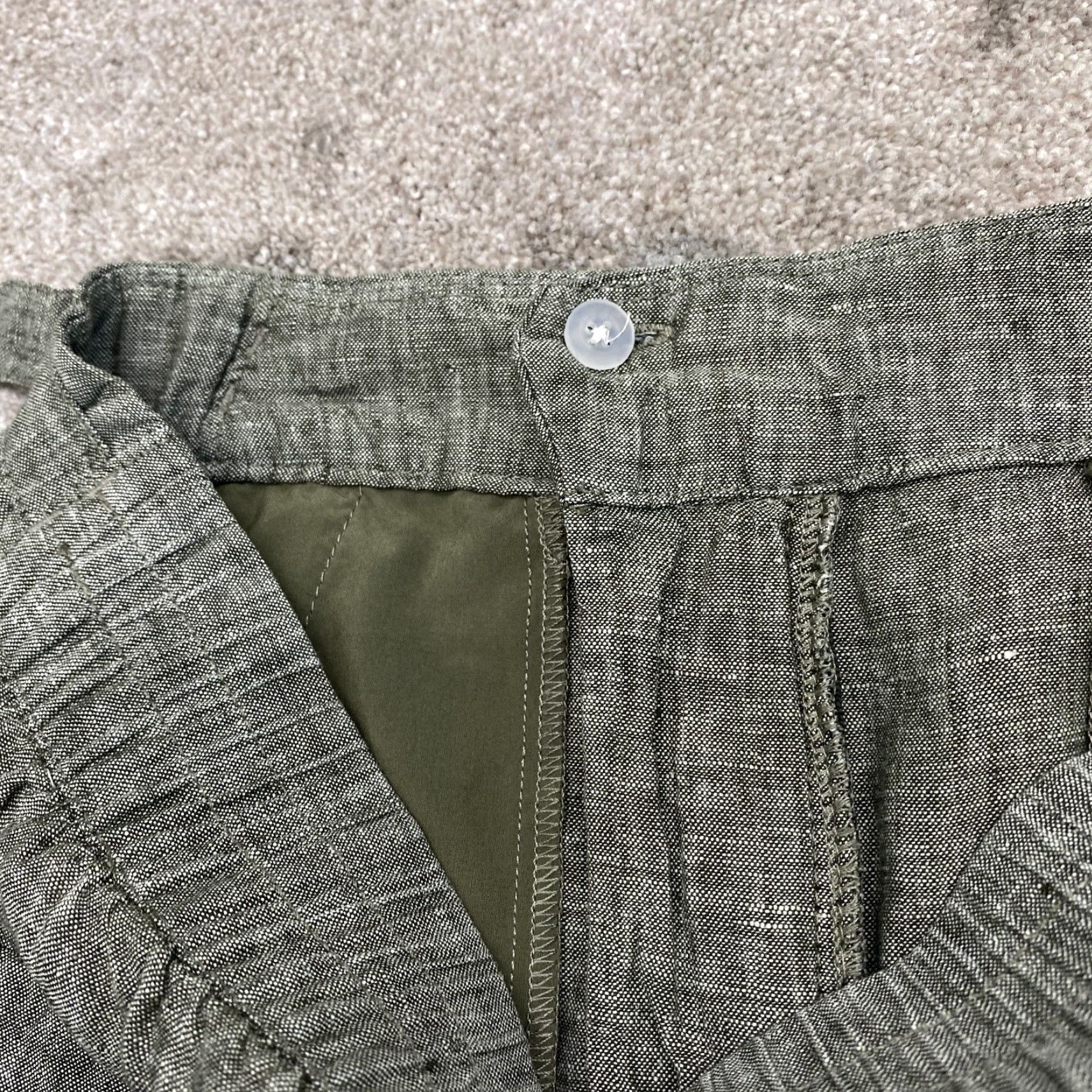 Athleta Athleta Shorts Women 100% Linen Green Size 6 Elastic Waistband Pockets Activewear 6.5 Inseam Size 28" / US 6 / IT 42 - 7 Thumbnail