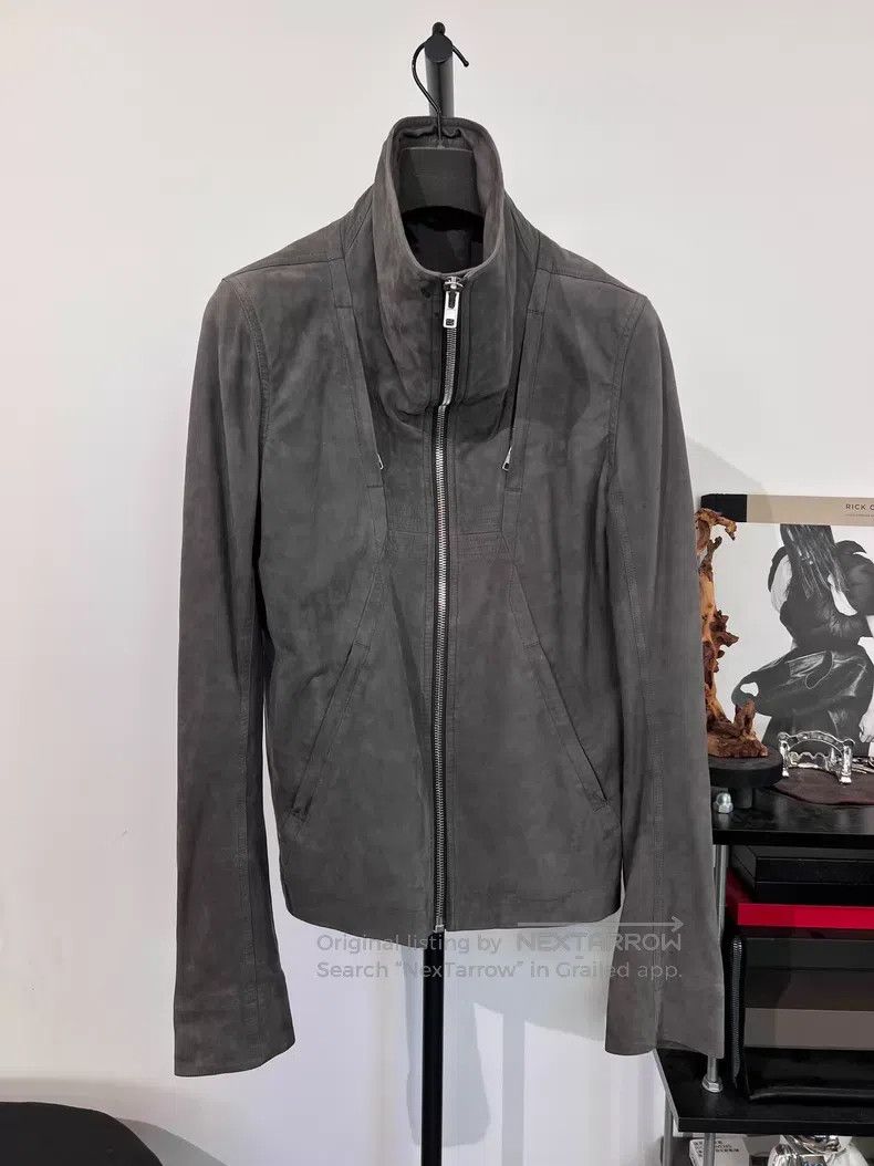 Rick Owens Rick Owens Size 48 Suede stand collar leather jacket coat| Size US M / EU 48-50 / 2 - 1 Thumbnail