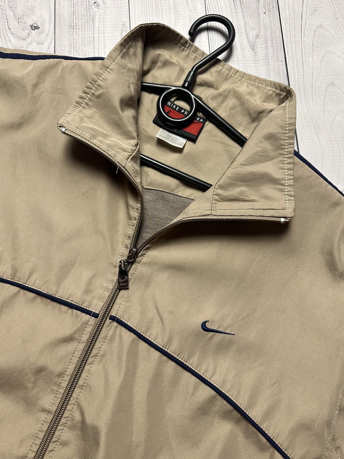 Nike × Vintage Vintage Nike track jacket size M/L brown Size US L / EU 52-54 / 3 - 4 Thumbnail