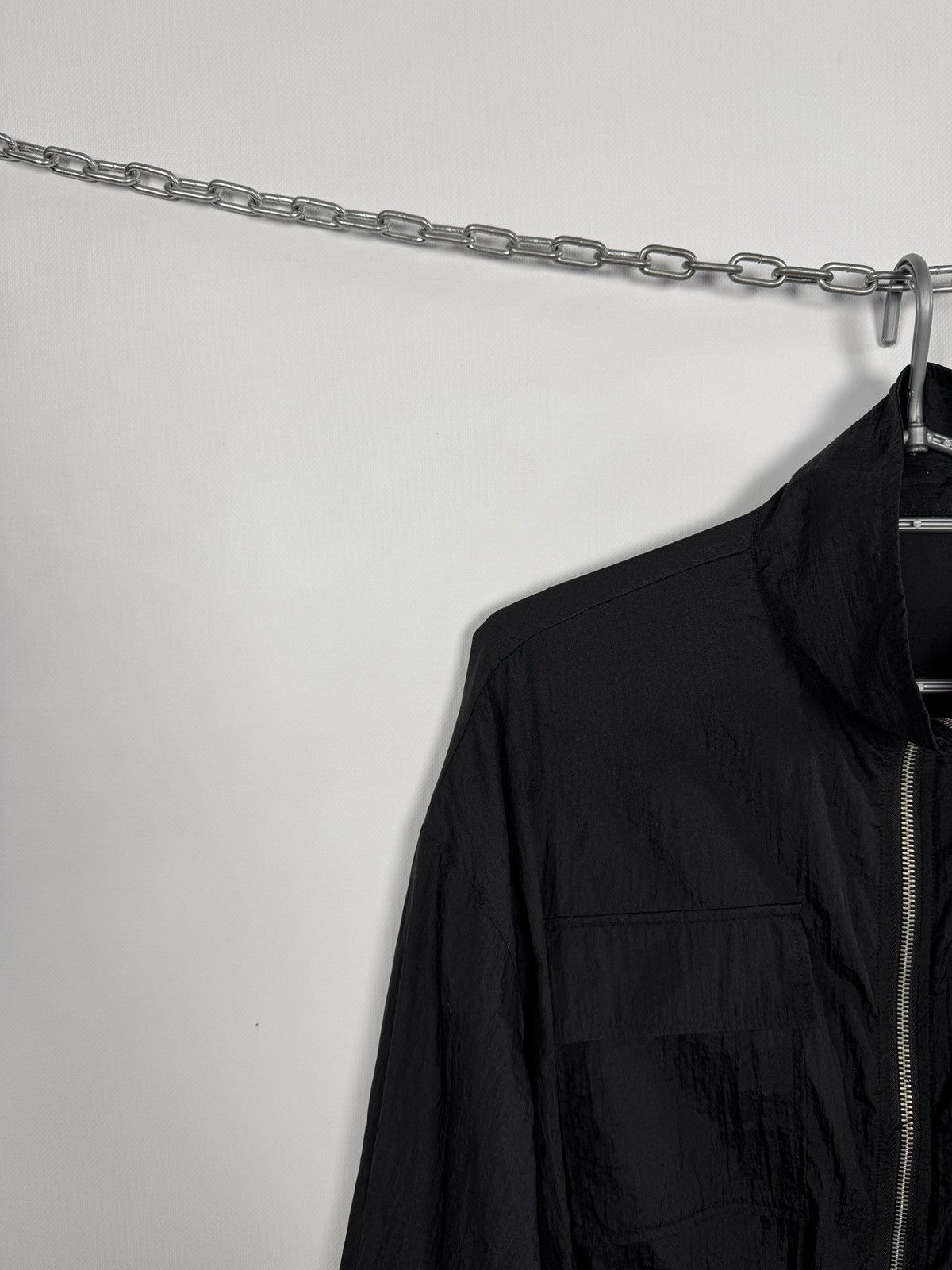 Other INGNI Full Zip Cropped Oversized Nylon Jacket Black Size M Size M / US 6-8 / IT 42-44 - 3 Thumbnail