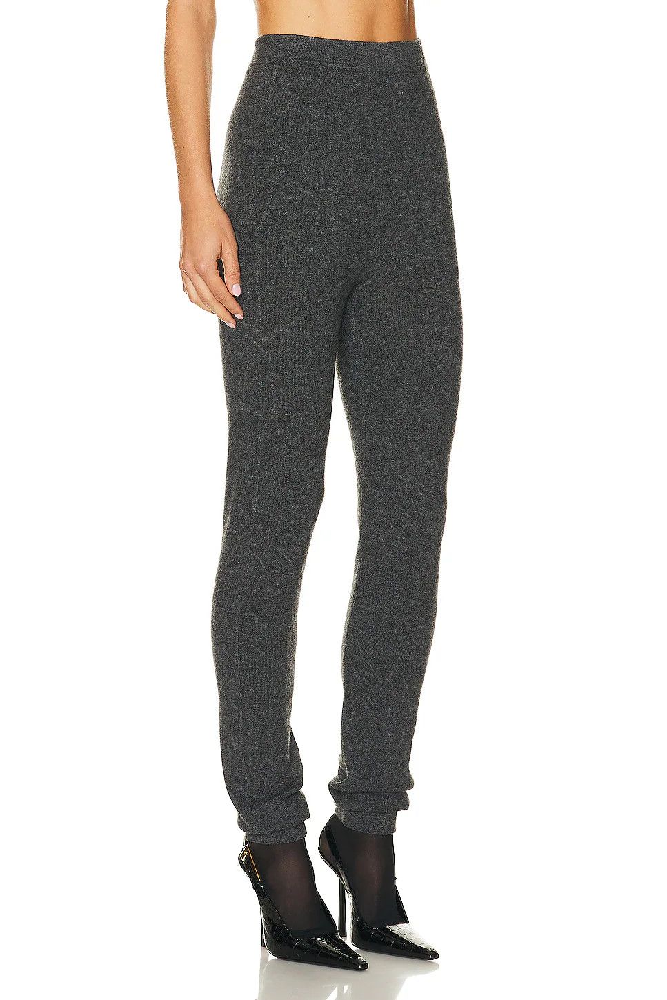 Saint Laurent Paris o1y0126 Jogger in Dark Gray Size 26" / US 2 / IT 38 - 2 Thumbnail