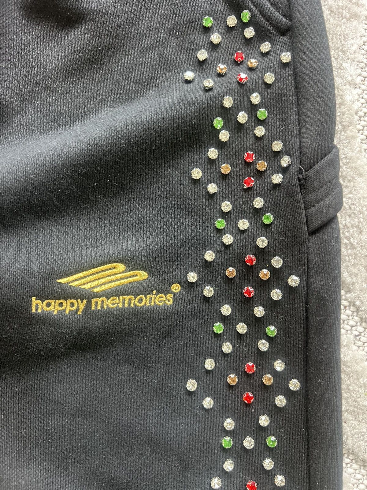 HMDD Hmdd black crystal sweatpants size medium Size US 32 / EU 48 - 2 Thumbnail
