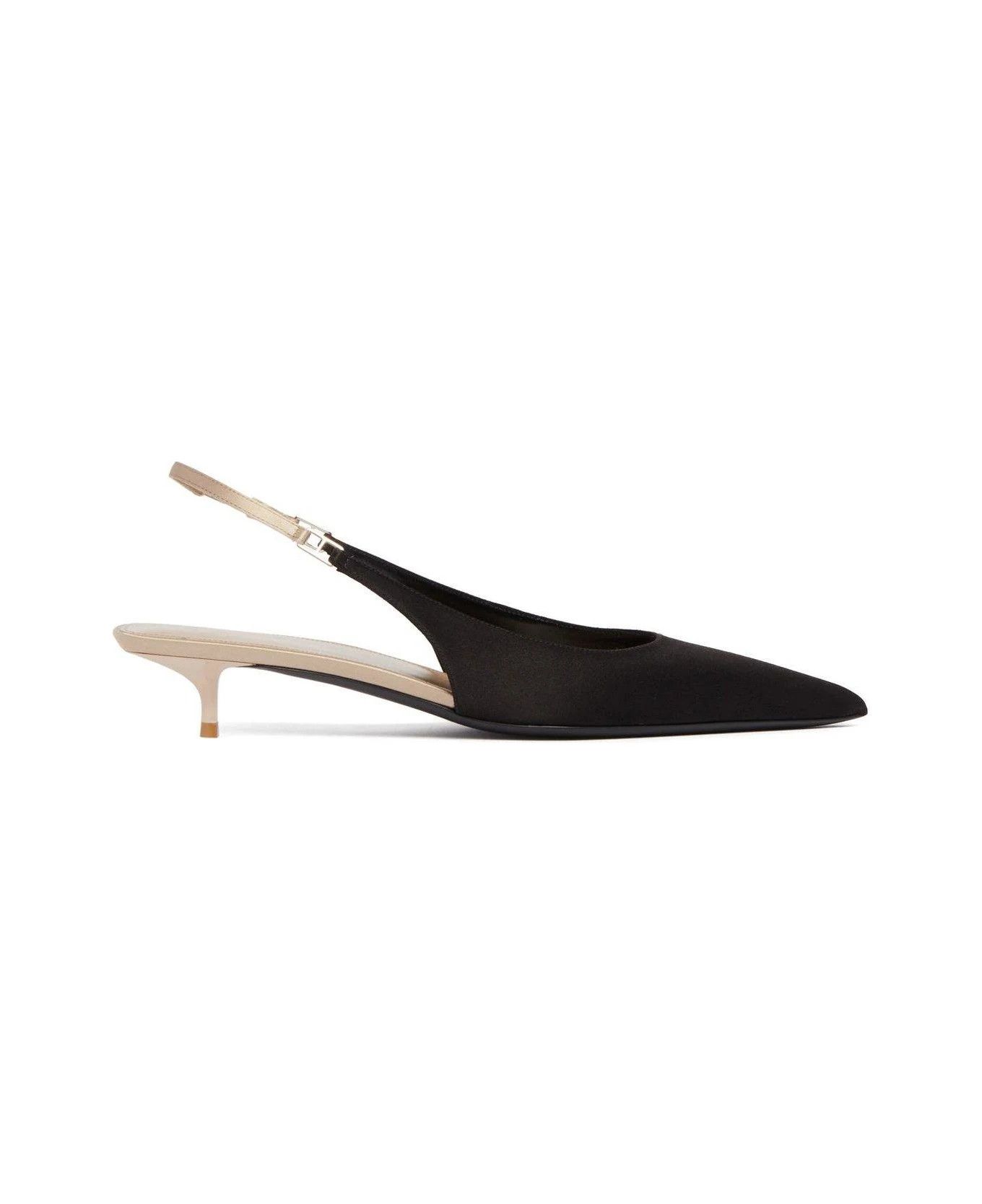 Saint Laurent Paris o1bcso1str0426 Cherish Slingback Pumps in Black Size US 5 / IT 35 - 1 Thumbnail