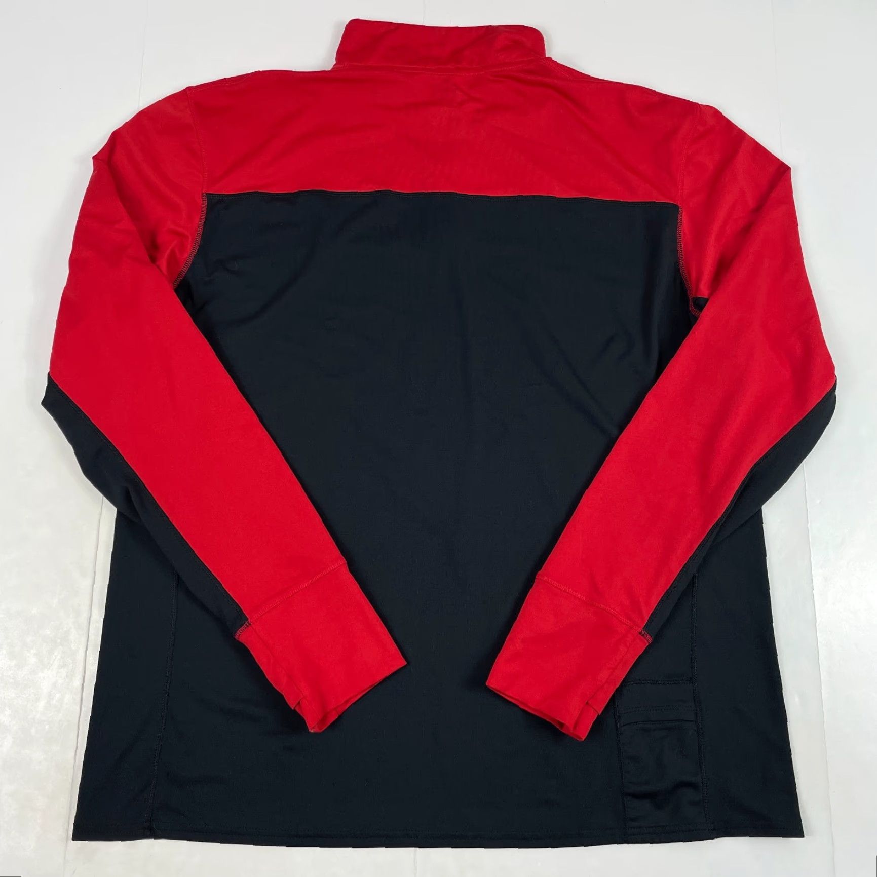 Brooks Brooks Shirt Mens Large Red 1/4 Zip Pullover Running Gym Workout Stretch Activewear Casual Outdoor Weather: Fall Winter Spring Size US L / EU 52-54 / 3 - 7 Thumbnail