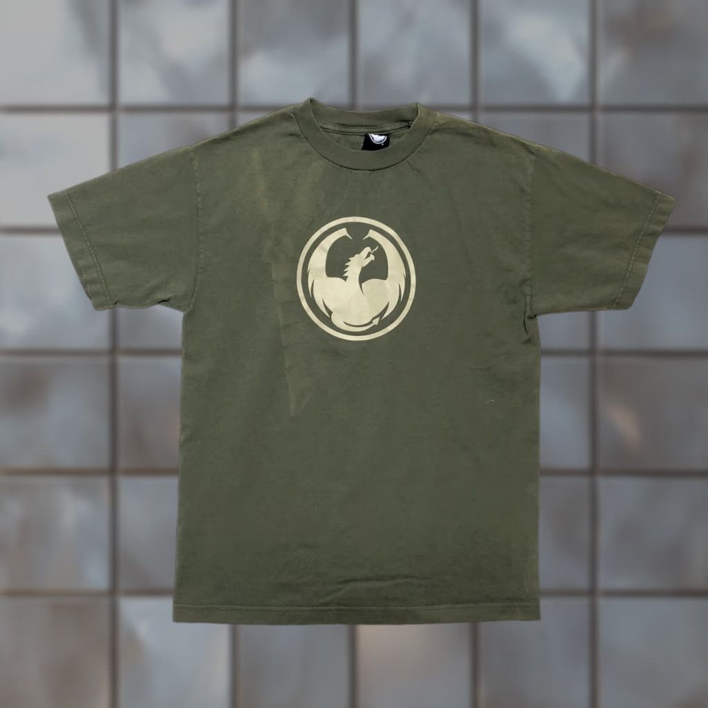 Vintage VINTAGE Dragon Alliance T-Shirt Mens Medium Green Graphic Print Logo 1990s All Seasons Crew Neck Short Sleeve Cotton Dragons Men Size US M / EU 48-50 / 2 - 1 Thumbnail