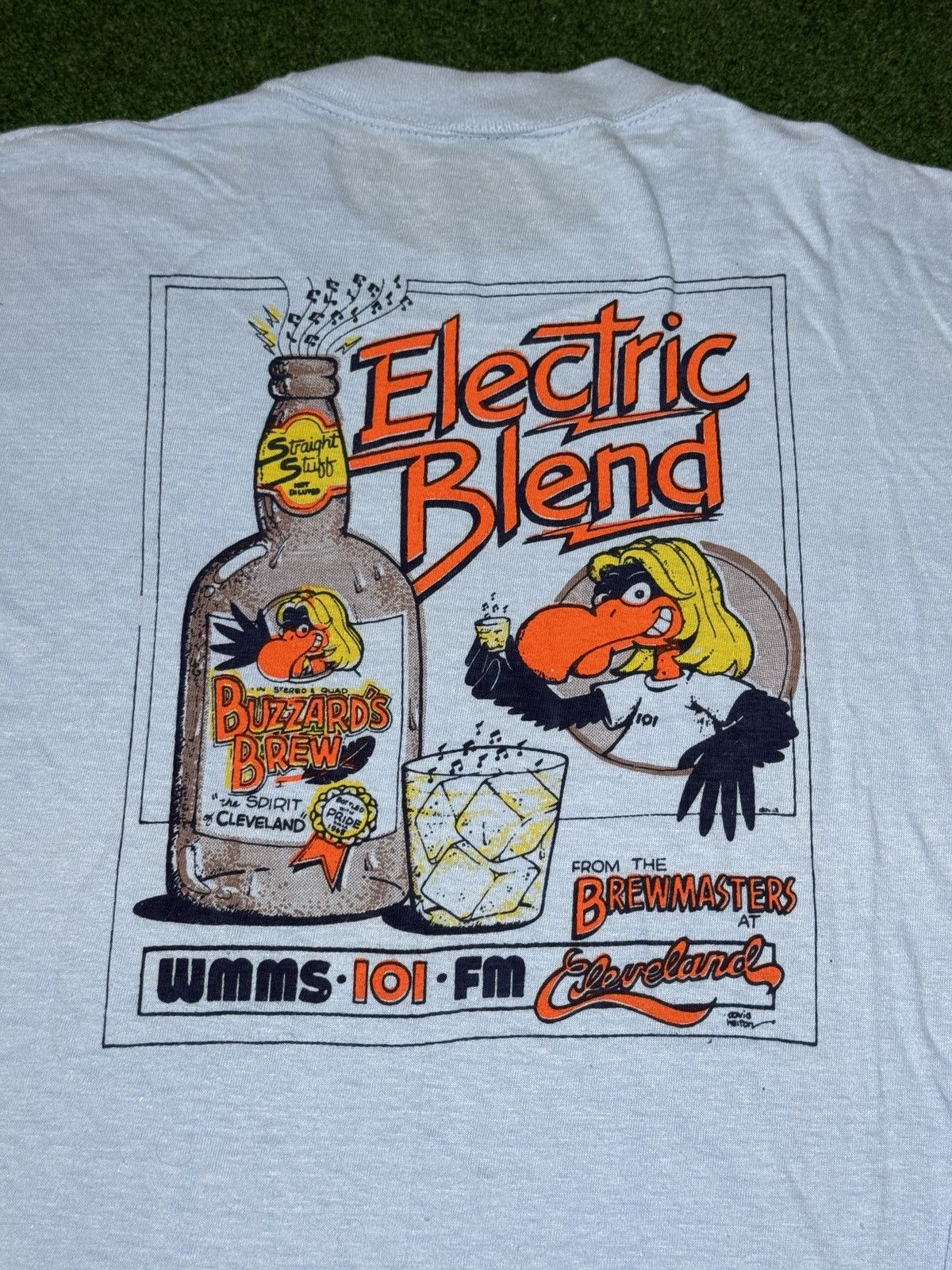 Vintage Vintage WMMS Cleveland Radio Rock Metal 80s Buzzard T Shirt Size US L / EU 52-54 / 3 - 4 Thumbnail