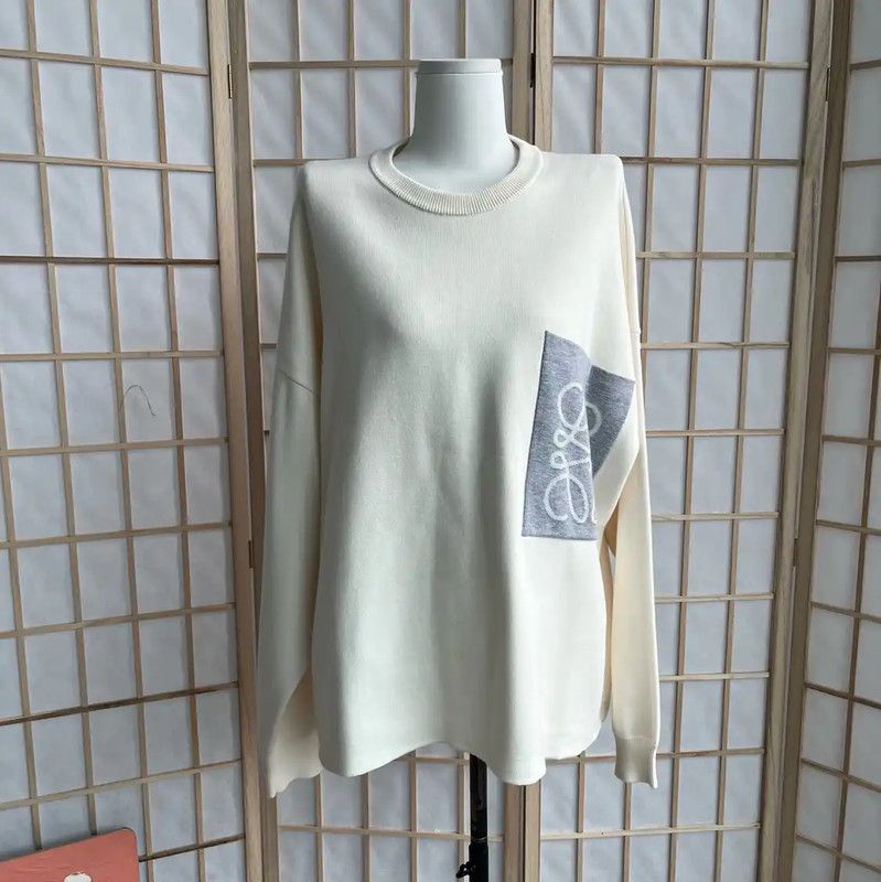 Loewe Cotton Sweatshirt for Women 0089
