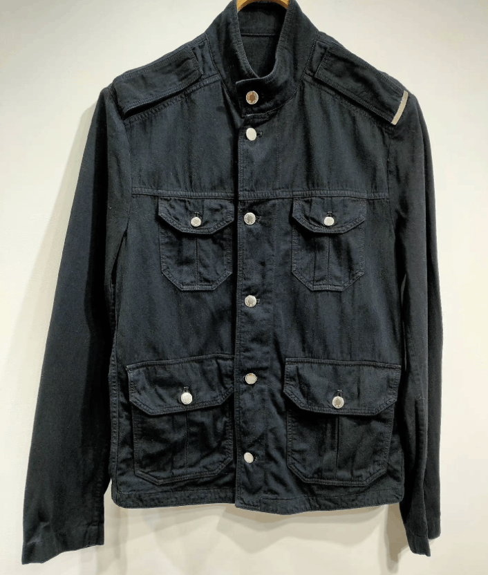 Louis Vuitton Louis Vuitton Men's Black Denim Jacket K29 Size US S / EU 44-46 / 1 - 1 Thumbnail